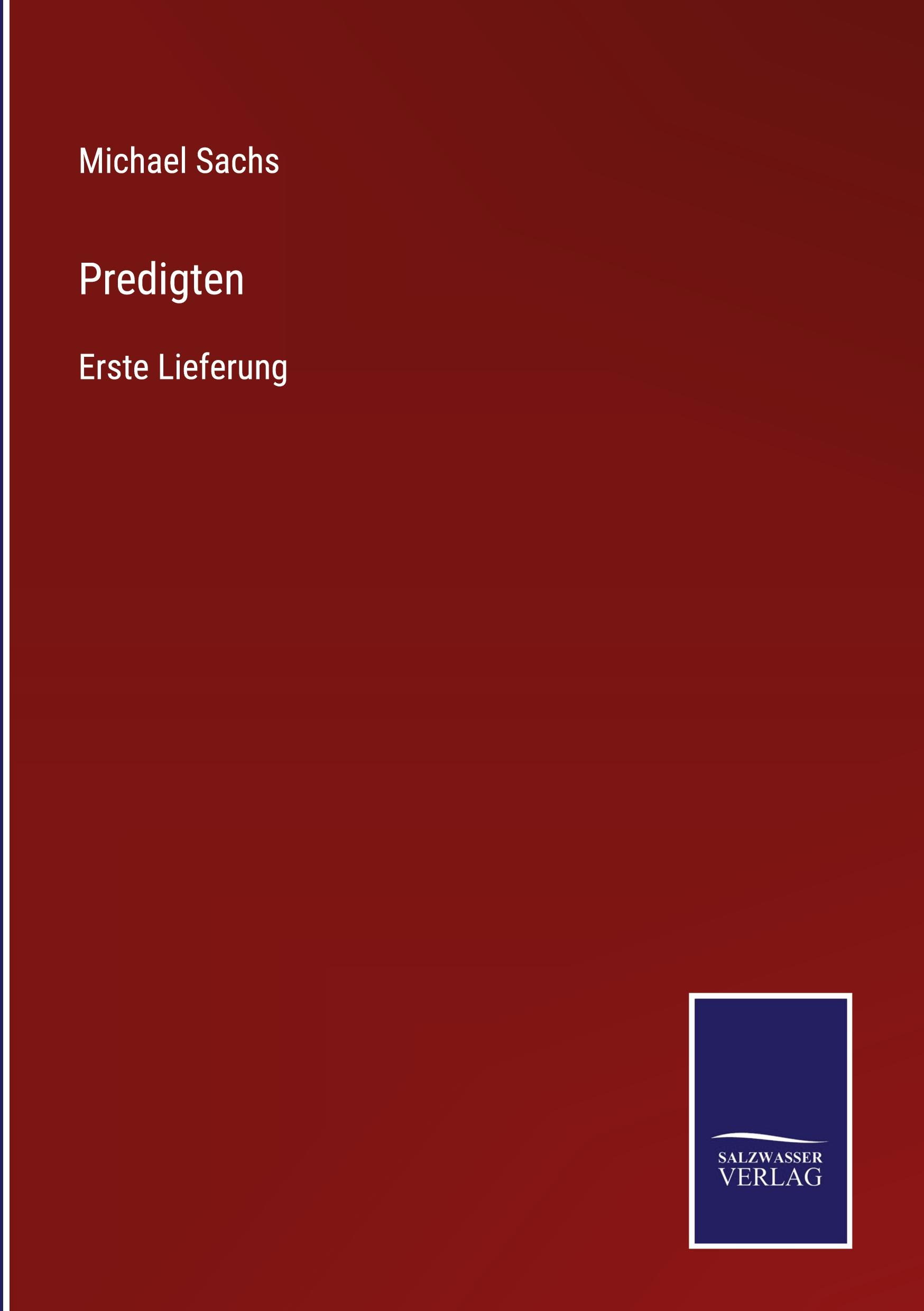 Vorderes Coverbild Predigten