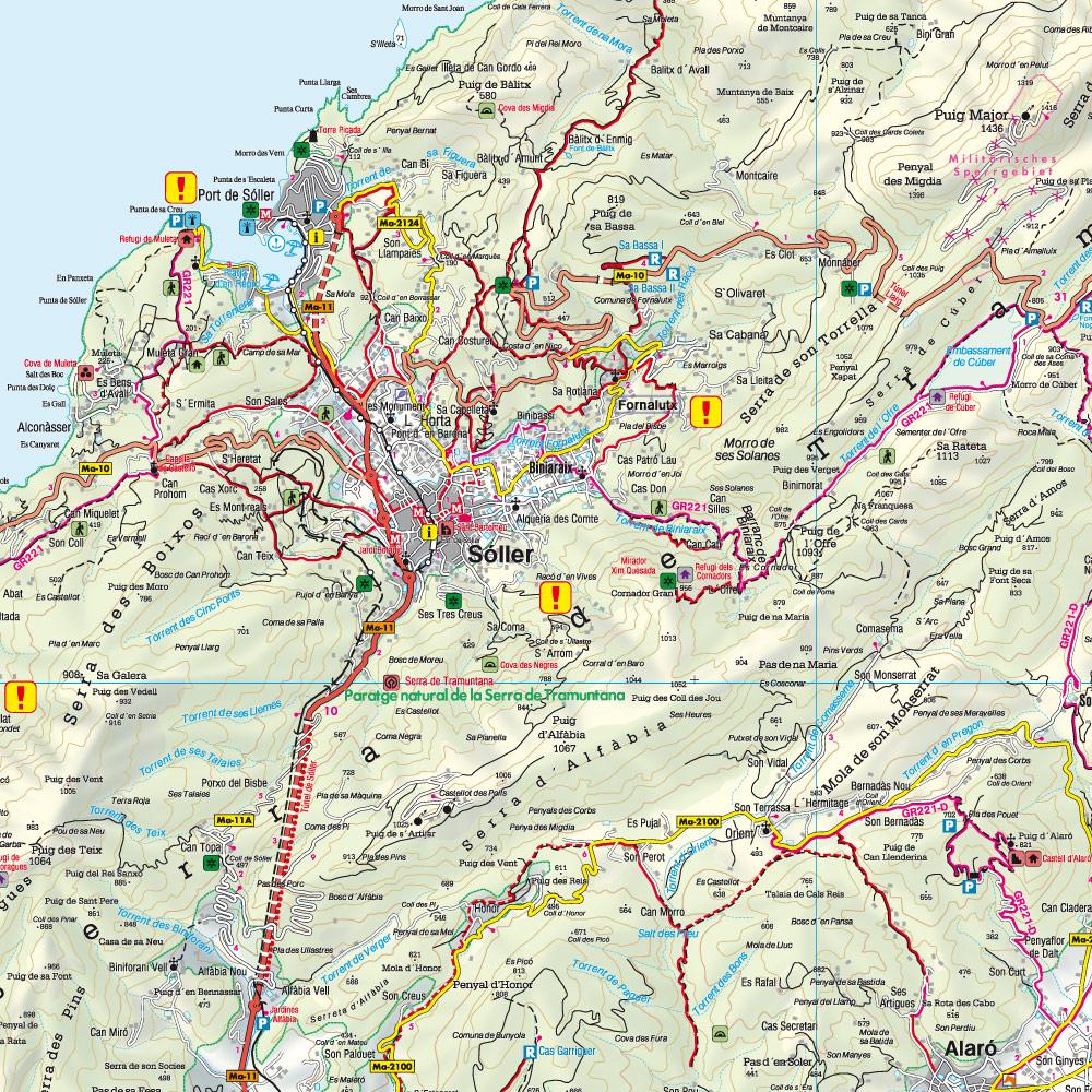 Beispielinhalt (Bild) Mallorca, Straßen- und Freizeitkarte 1:50.000, freytag & berndt