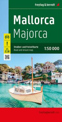 Vorderes Coverbild Mallorca, Straßen- und Freizeitkarte 1:50.000, freytag & berndt