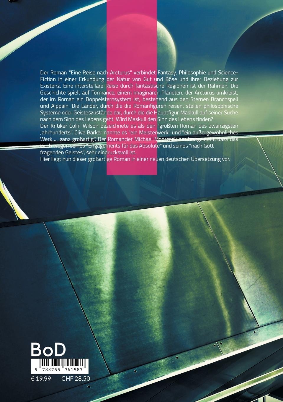 Rückseitencover Eine Reise zum Arcturus