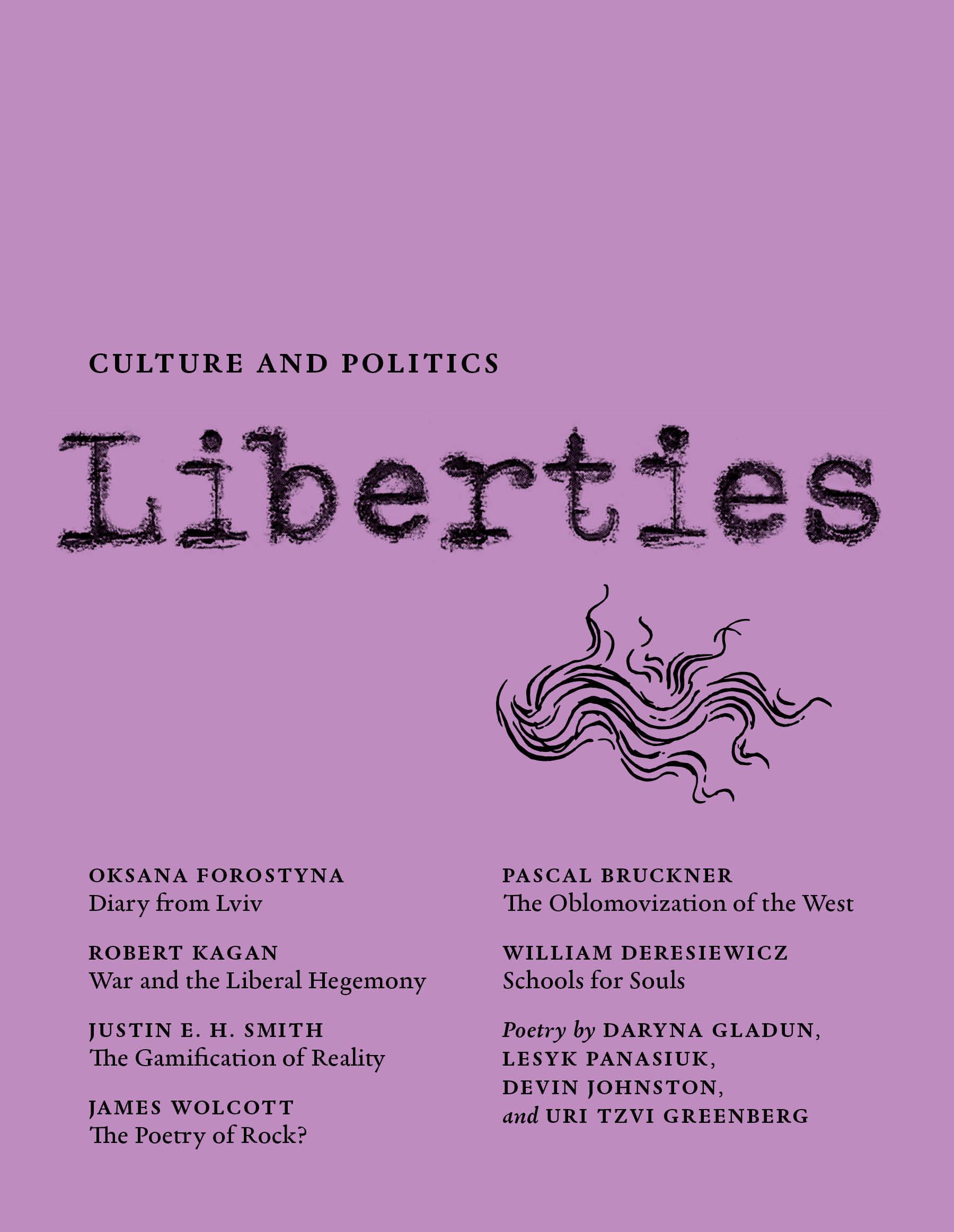 Vorderes Coverbild Liberties Journal of Culture and Politics