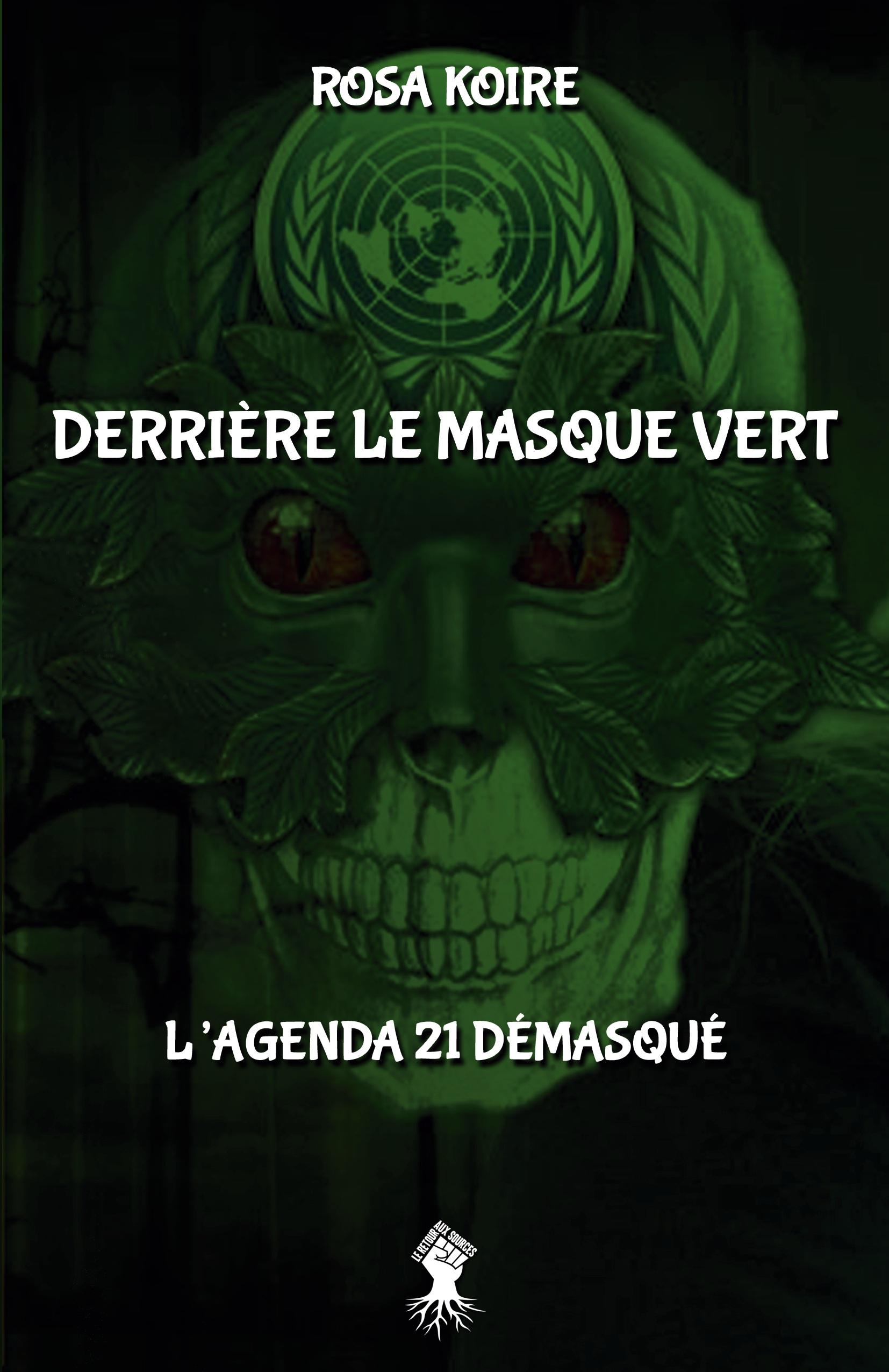 Vorderes Coverbild Derrière le masque vert
