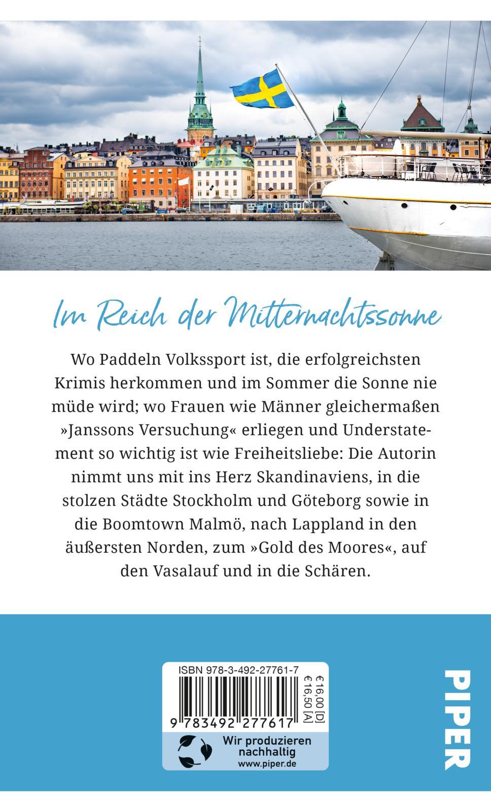 Rückseitencover Gebrauchsanweisung für Schweden