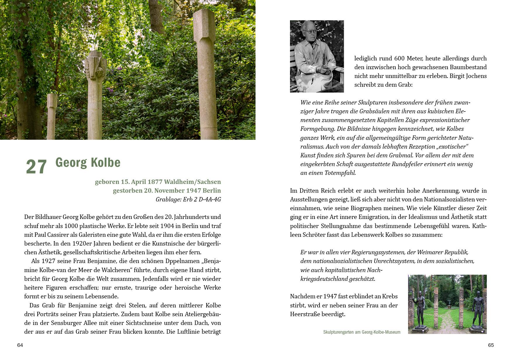Beispielinhalt (Bild) Der Berliner Waldfriedhof Heerstraße