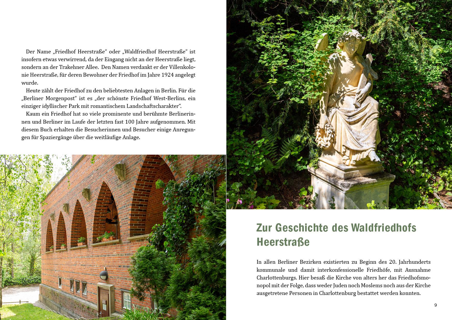 Beispielinhalt (Bild) Der Berliner Waldfriedhof Heerstraße