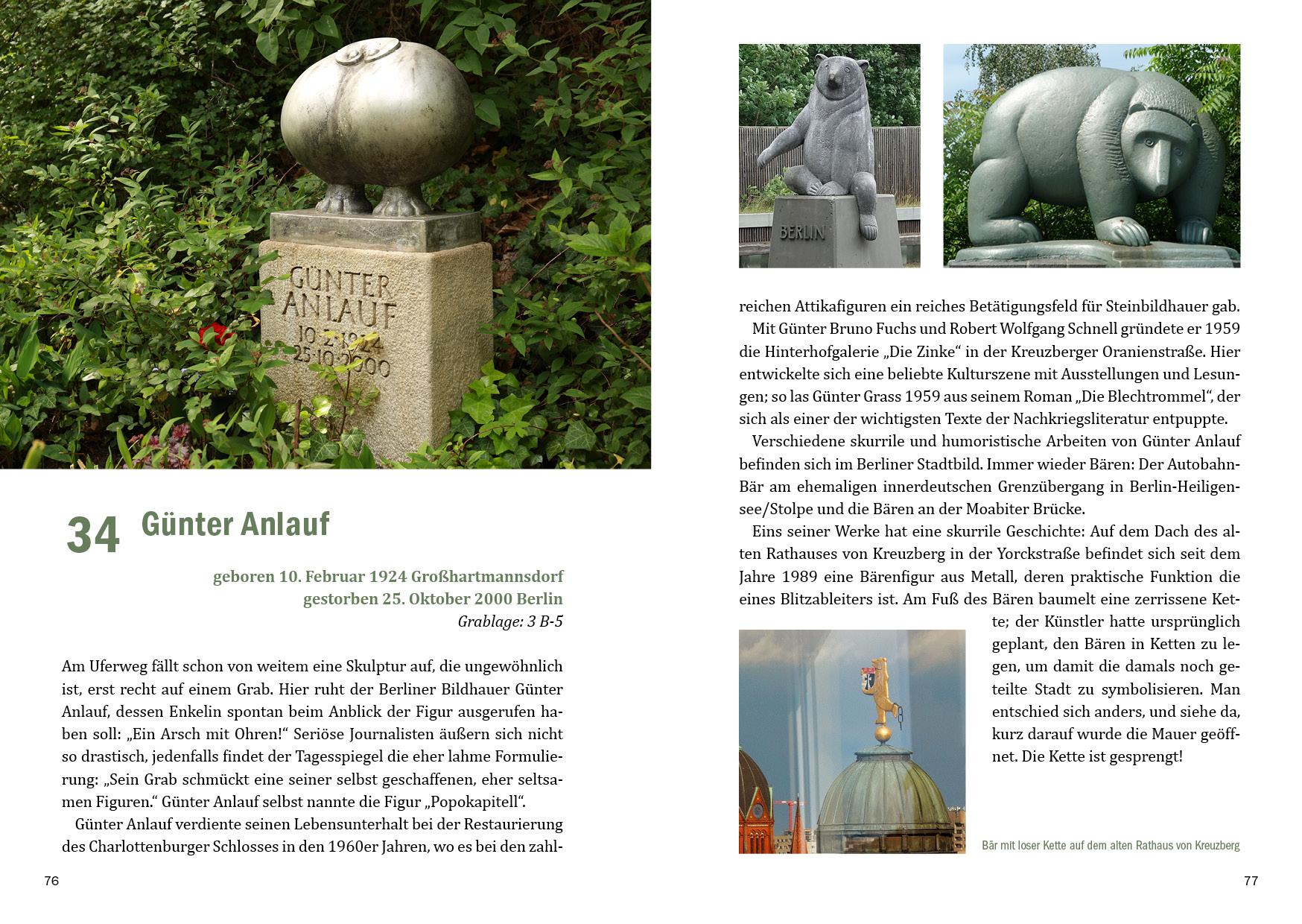 Beispielinhalt (Bild) Der Berliner Waldfriedhof Heerstraße
