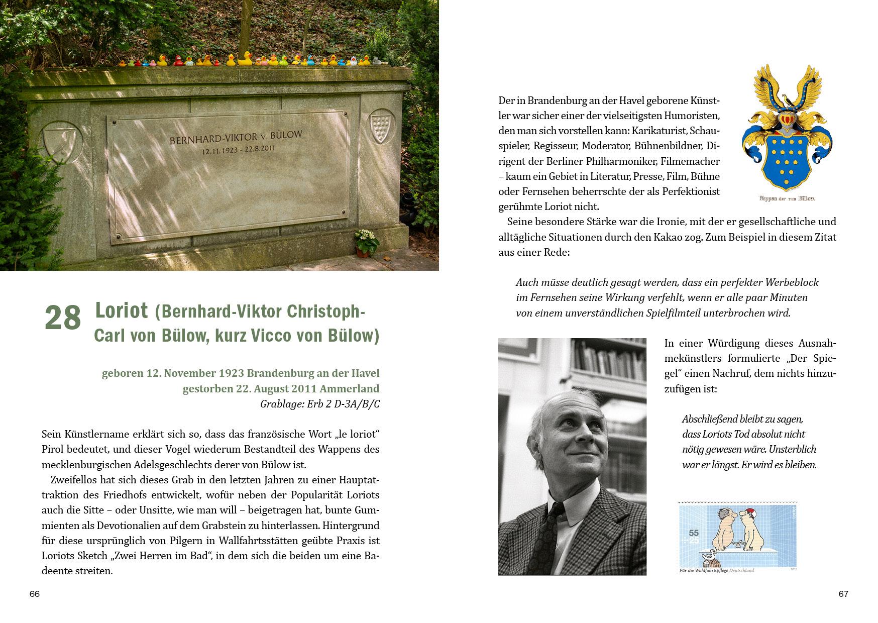 Beispielinhalt (Bild) Der Berliner Waldfriedhof Heerstraße