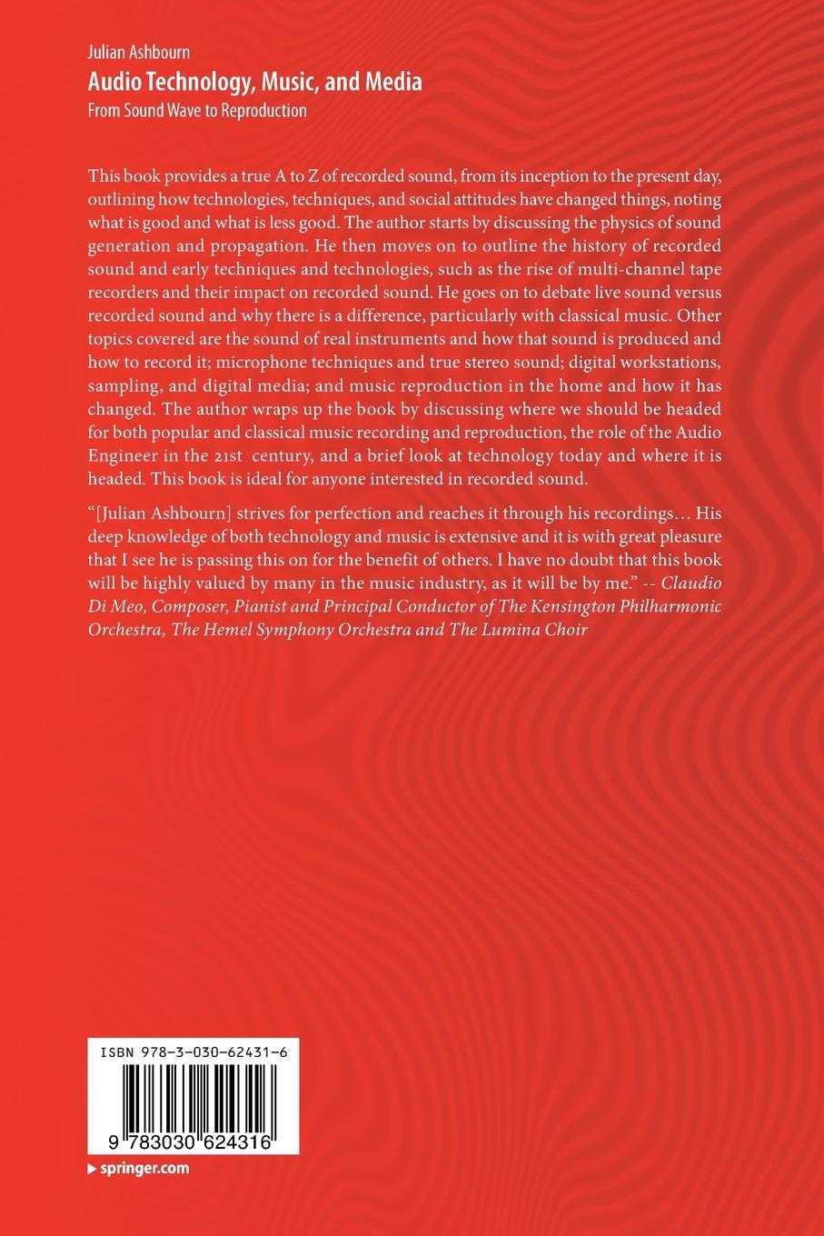 Rückseitencover Audio Technology, Music, and Media