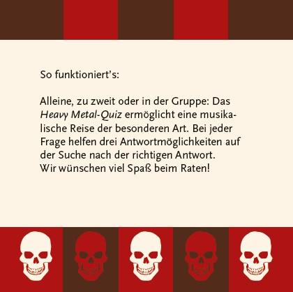 Beispielinhalt (Bild) Heavy Metal-Quiz  (Neuauflage)