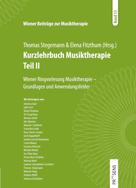 Vorderes Coverbild Kurzlehrbuch Musiktherapie Teil 2