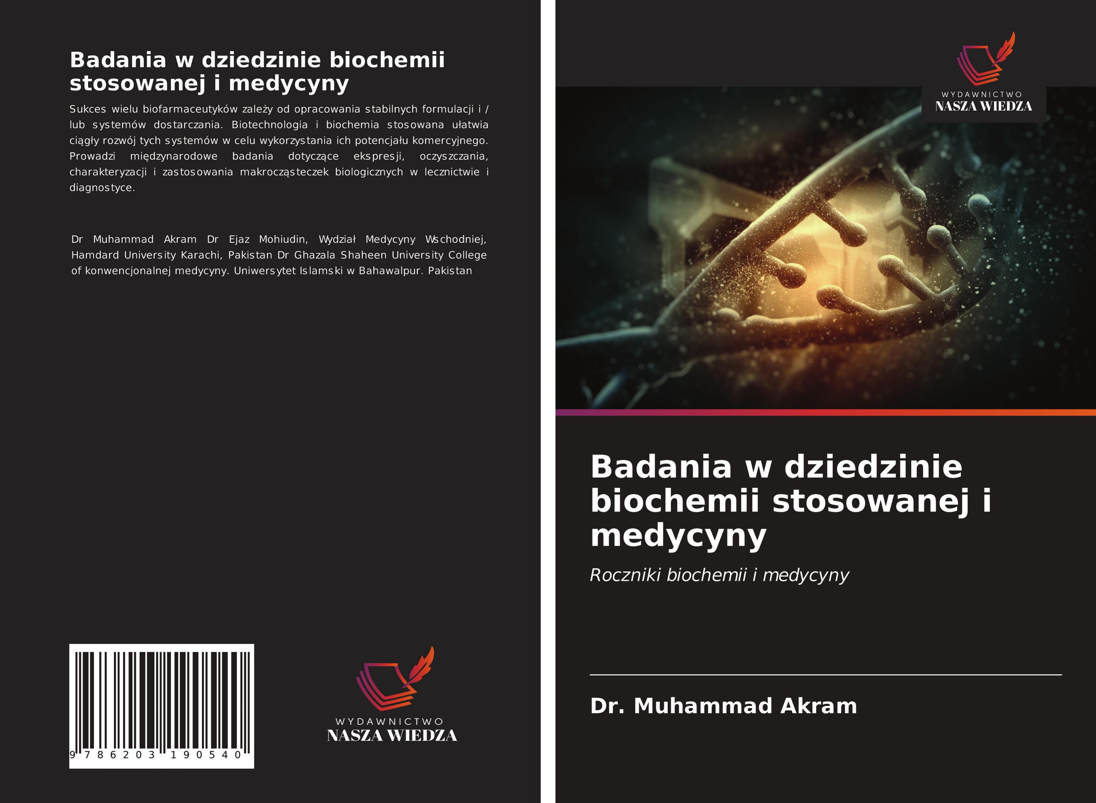 Vorderes Coverbild Badania w dziedzinie biochemii stosowanej i medycyny