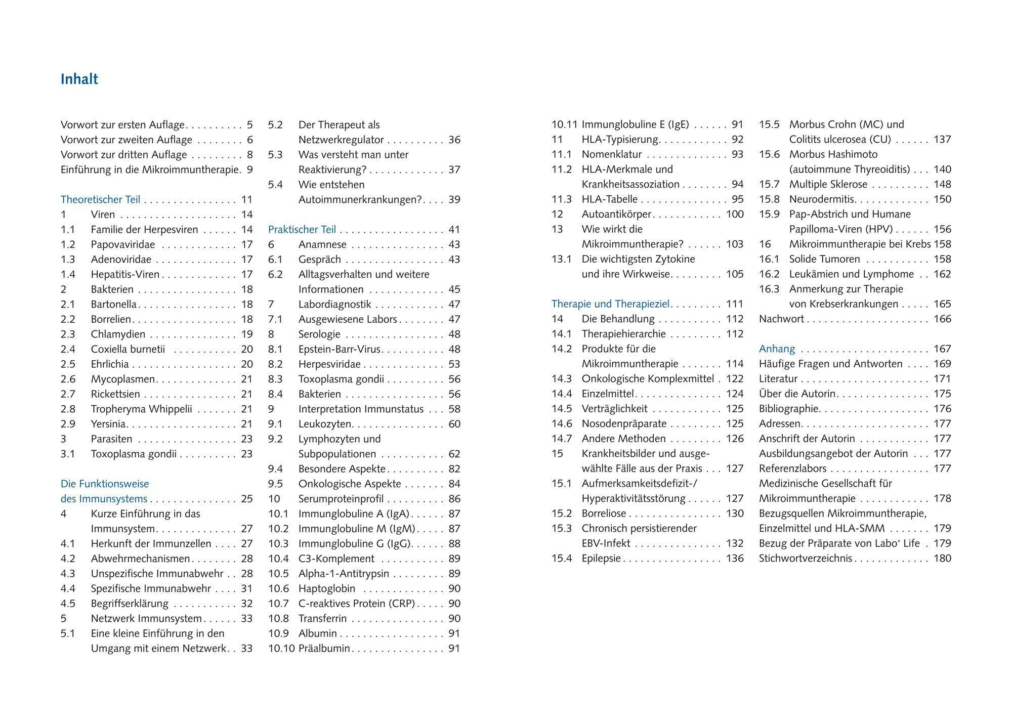 Beispielinhalt (Bild) Mikroimmuntherapie
