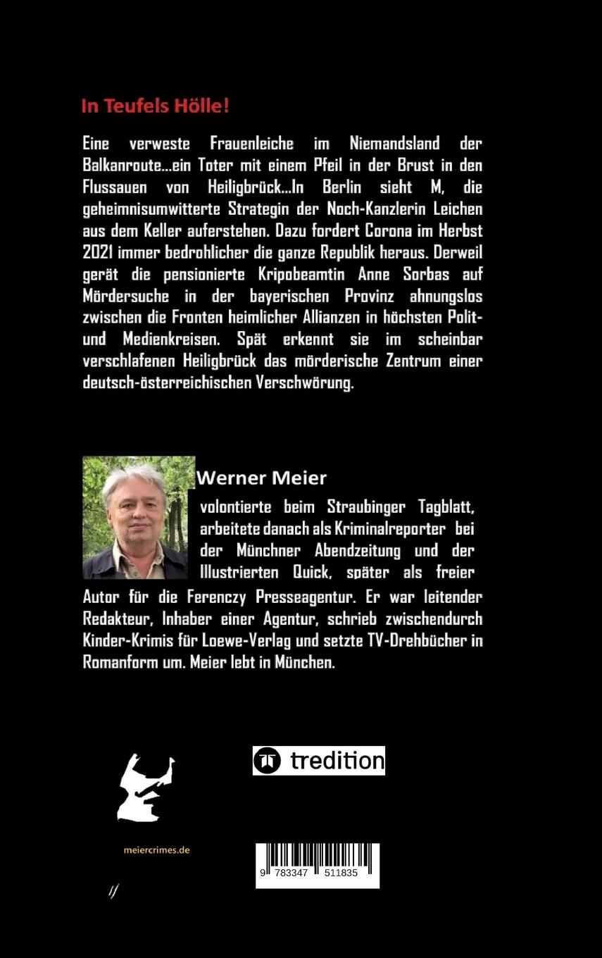 Rückseitencover In Teufels Hölle! Gegenwartskrimi in Zeiten von Corona.
