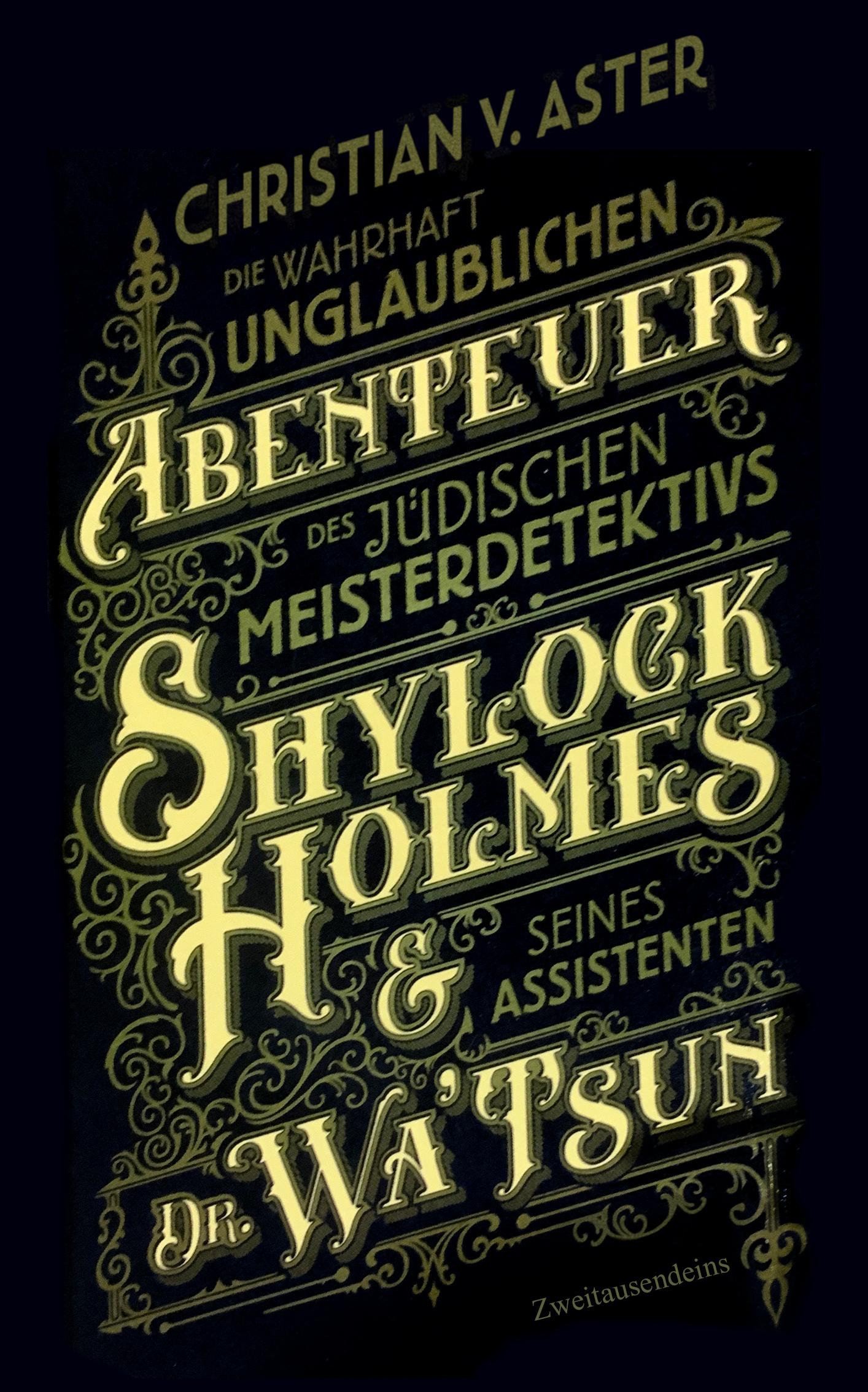 Vorderes Coverbild Die wahrhaft unglaublichen Abenteuer des jüdischen Meisterdetektivs Shylock Holmes & seines Assistenten Dr. Wa'Tsun