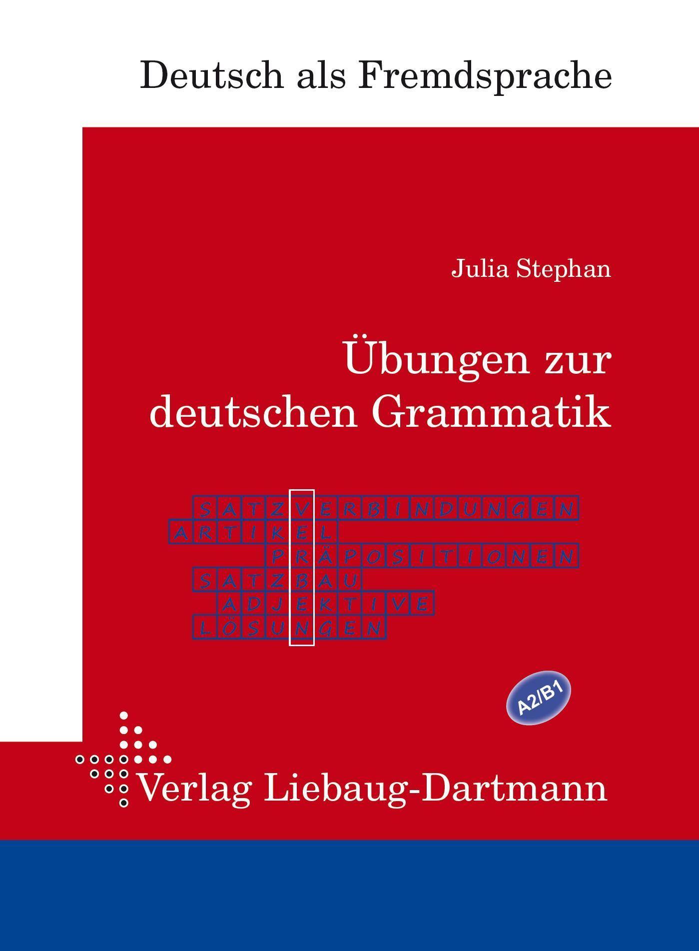 Vorderes Coverbild Übungen zur deutschen Grammatik