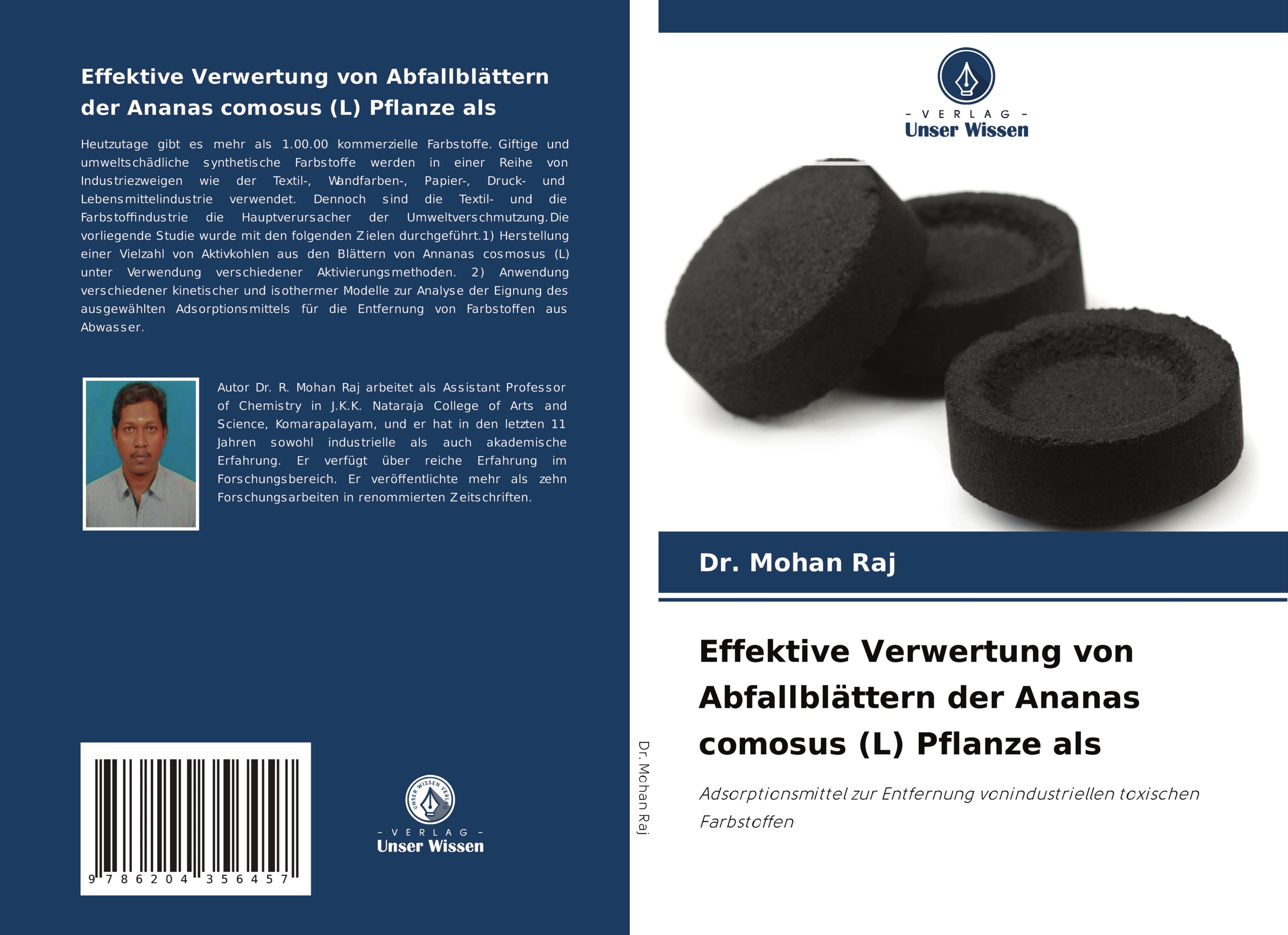 Vorderes Coverbild Effektive Verwertung von Abfallblättern der Ananas comosus (L) Pflanze als