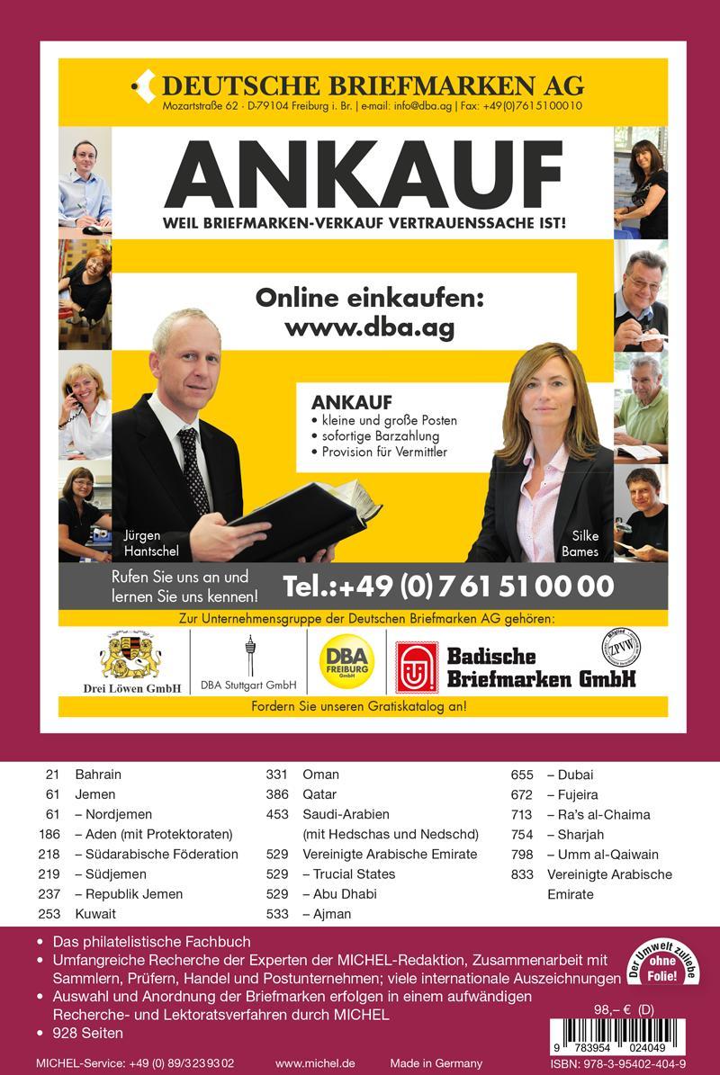 Rückseitencover Süd- und Zentralarabien 2022/2023