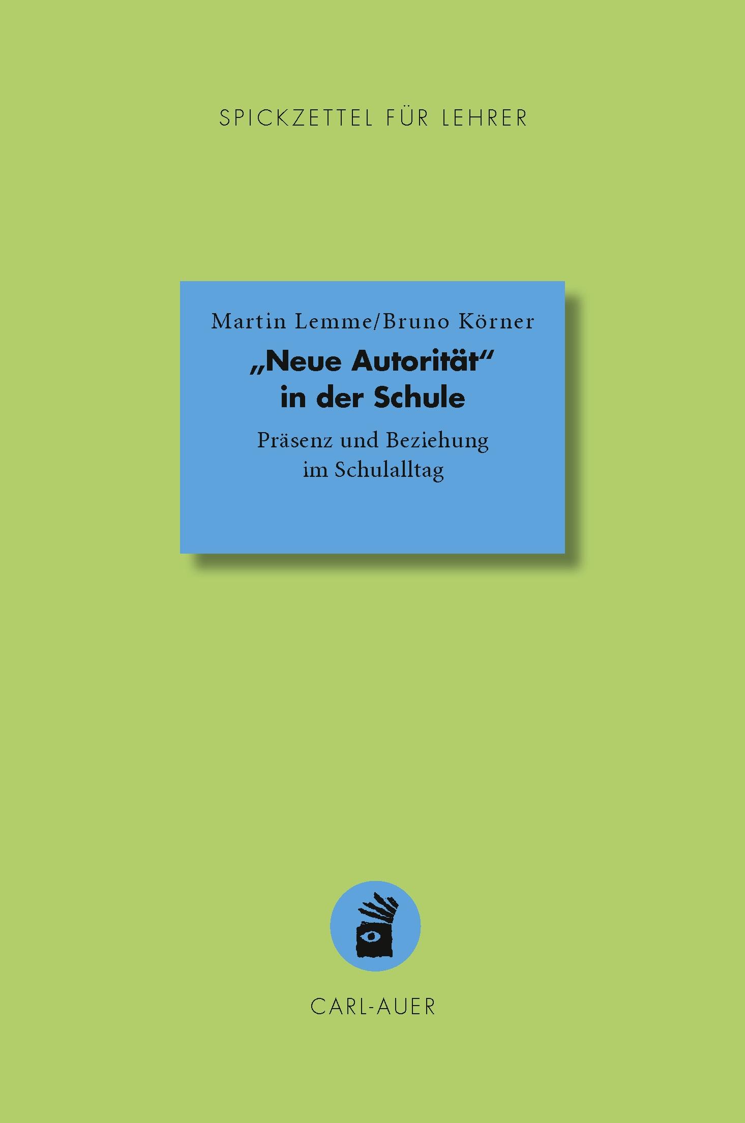 Vorderes Coverbild "Neue Autorität" in der Schule