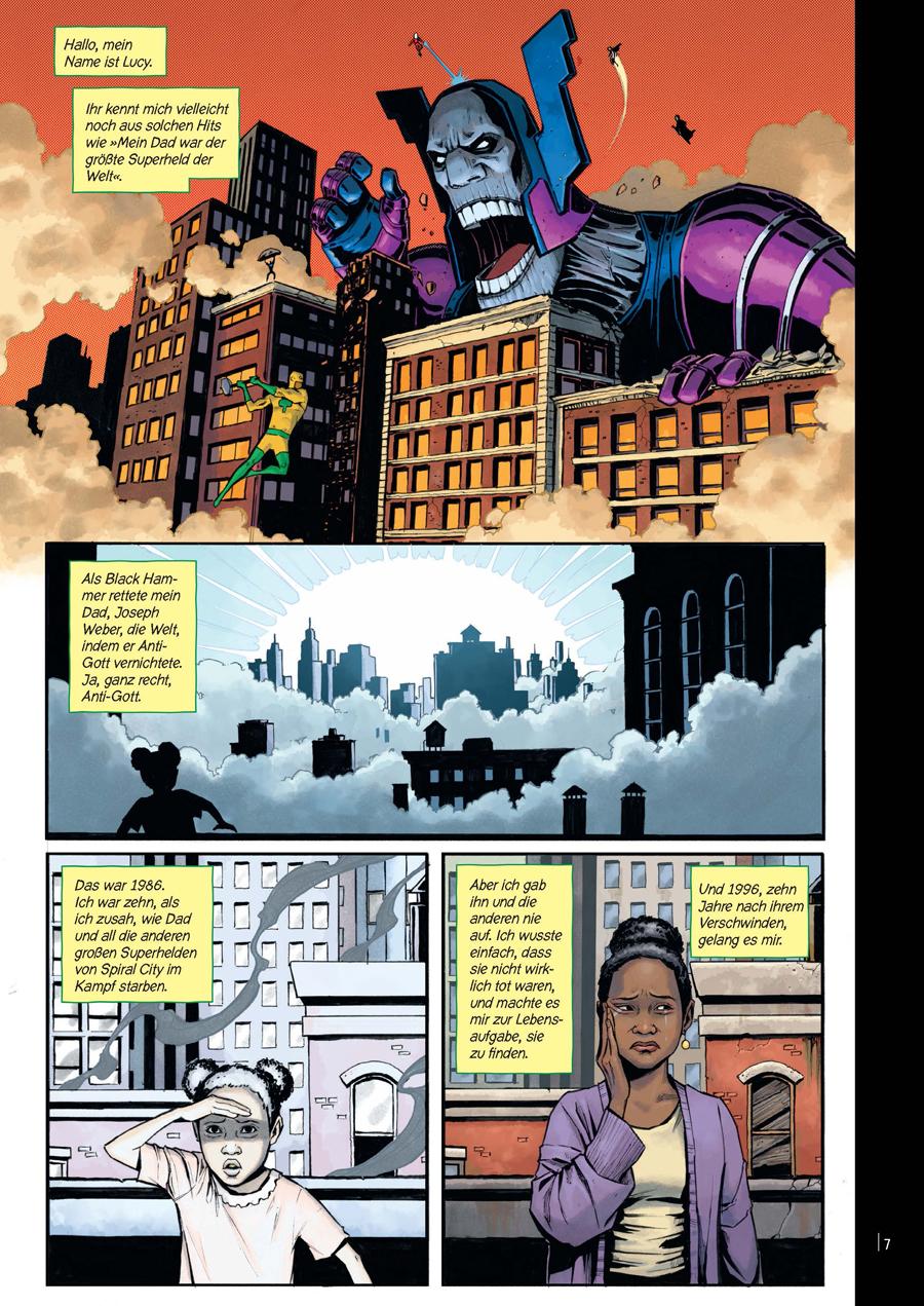 Beispielinhalt (Bild) Black Hammer. Band 5