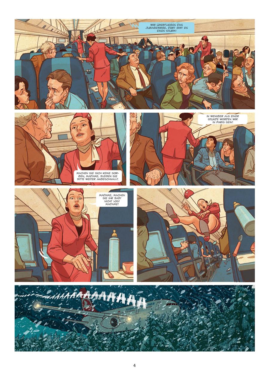 Beispielinhalt (Bild) Das Mädchen mit den blauen Augen (Graphic Novel)