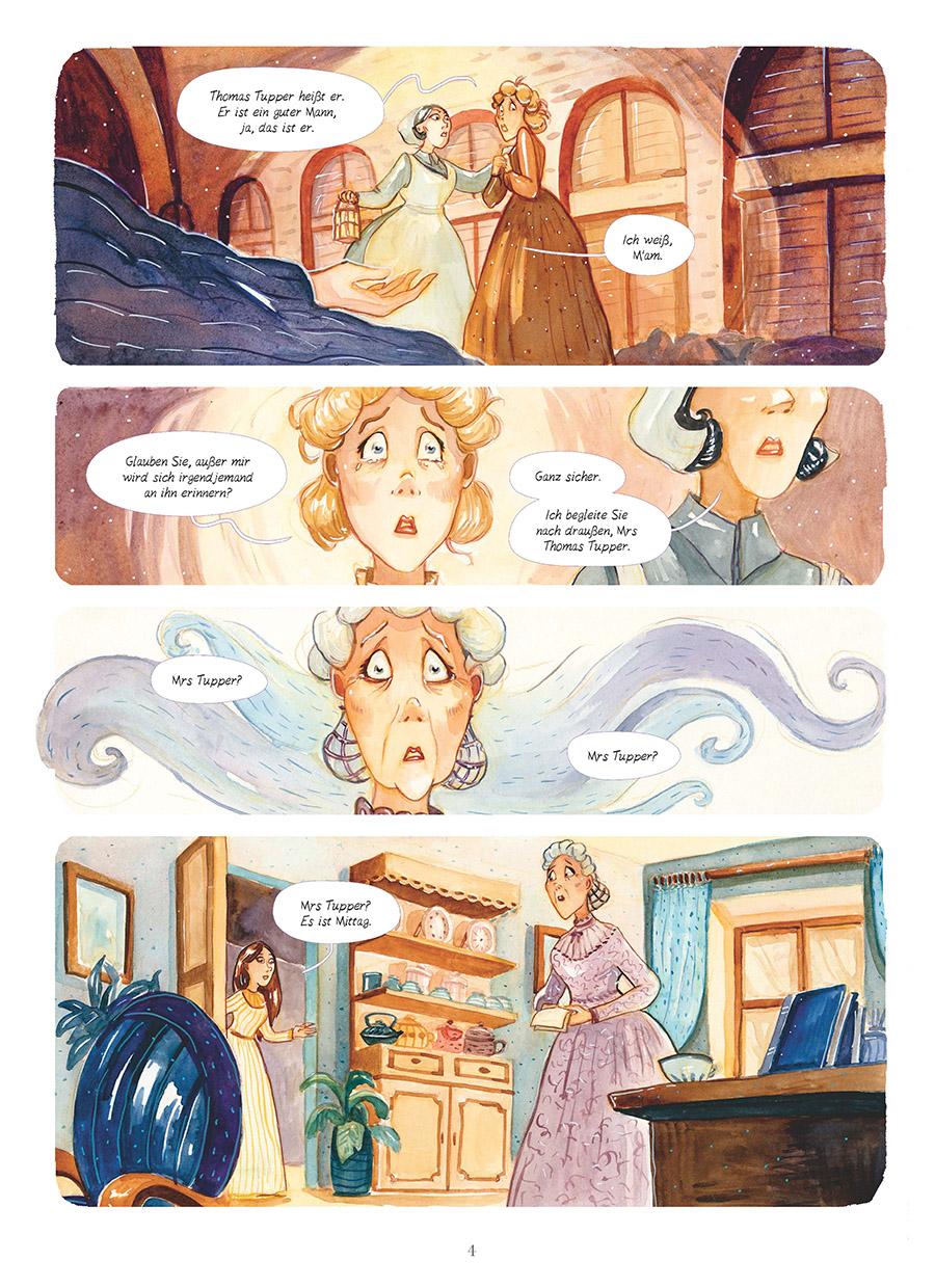 Beispielinhalt (Bild) Enola Holmes (Comic). Band 5