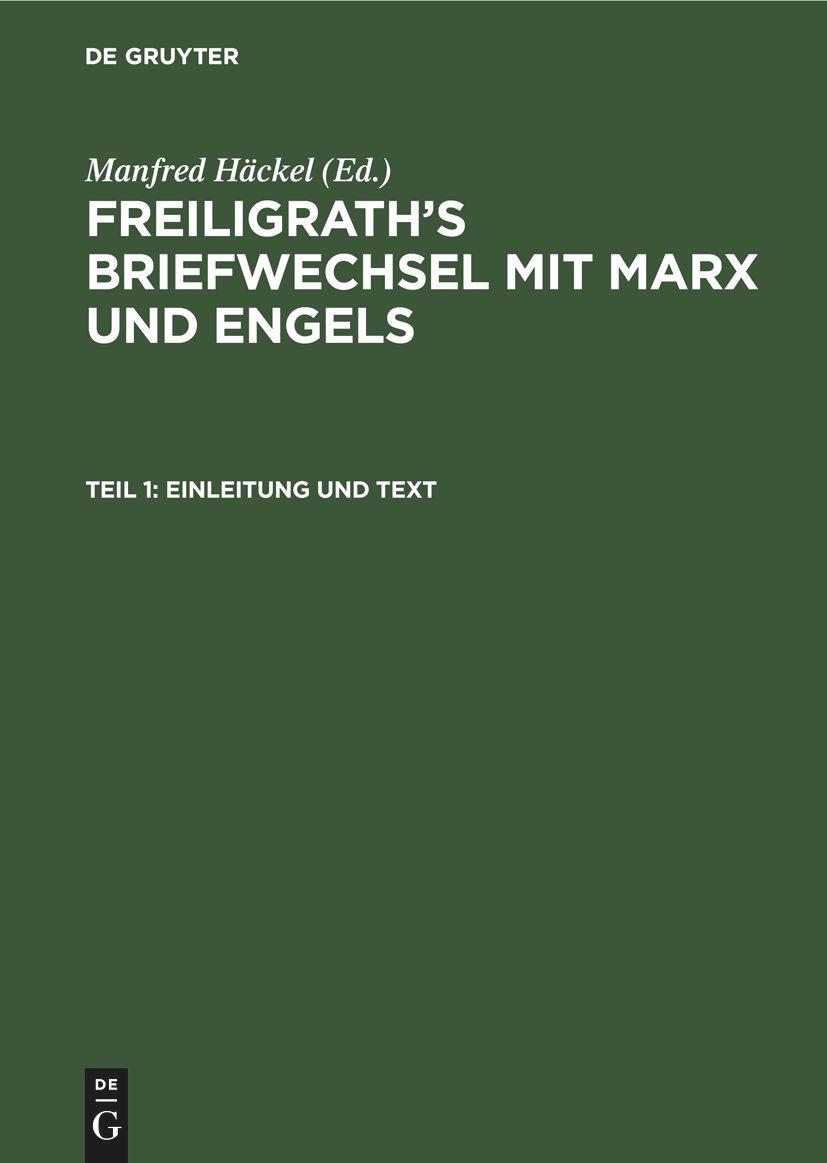 Vorderes Coverbild Einleitung und Text