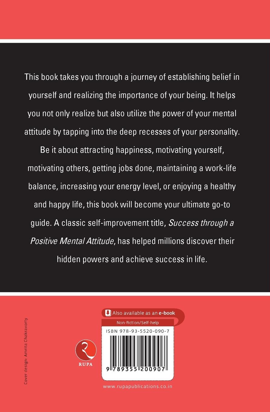 Rückseitencover SUCCESS THROUGH A POSITIVE MENTAL ATTITUDE