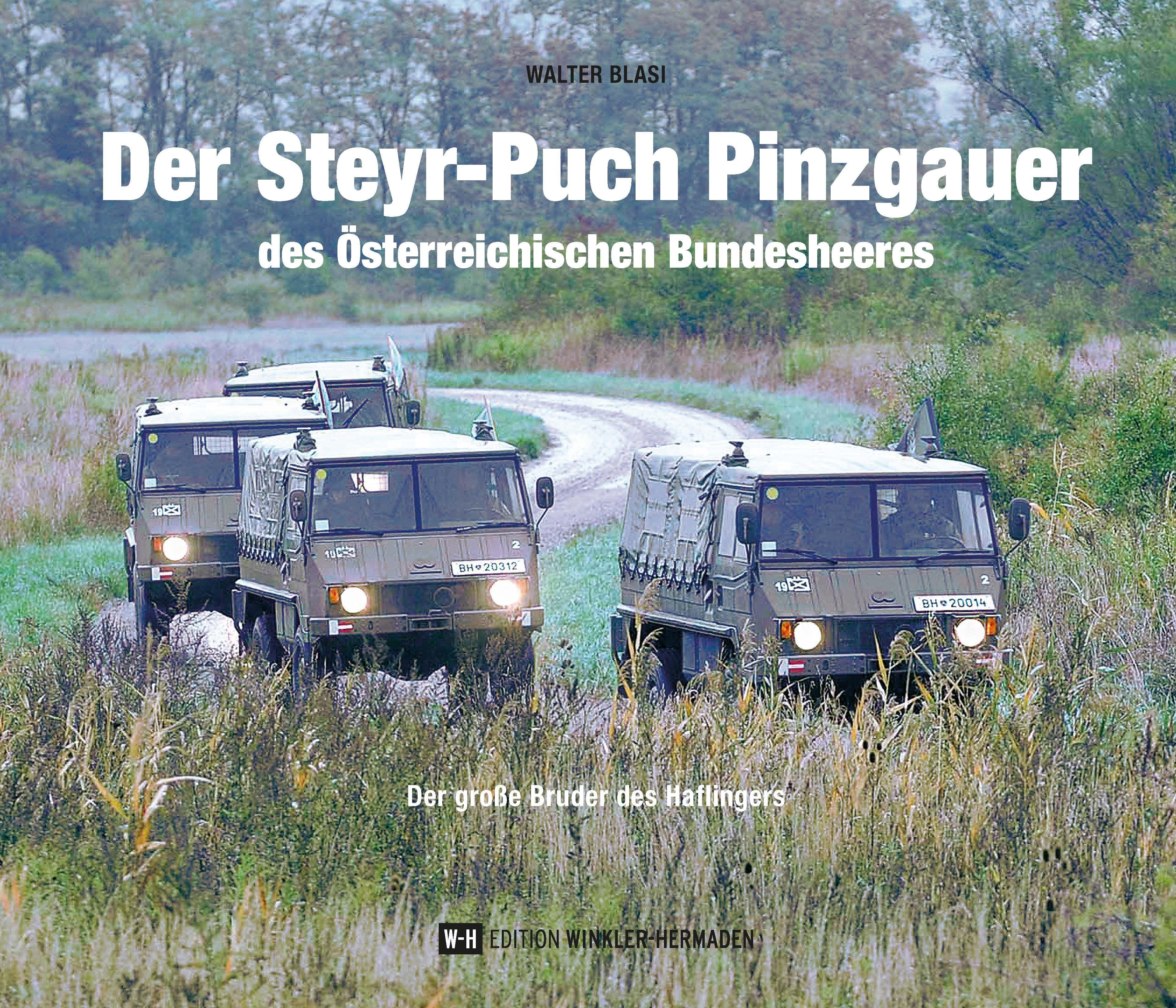 Vorderes Coverbild Der Steyr-Puch Pinzgauer des Österreichischen Bundesheeres