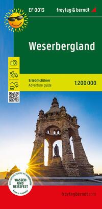 Vorderes Coverbild Weserbergland, Erlebnisführer 1:200.000, freytag & berndt, EF 0013