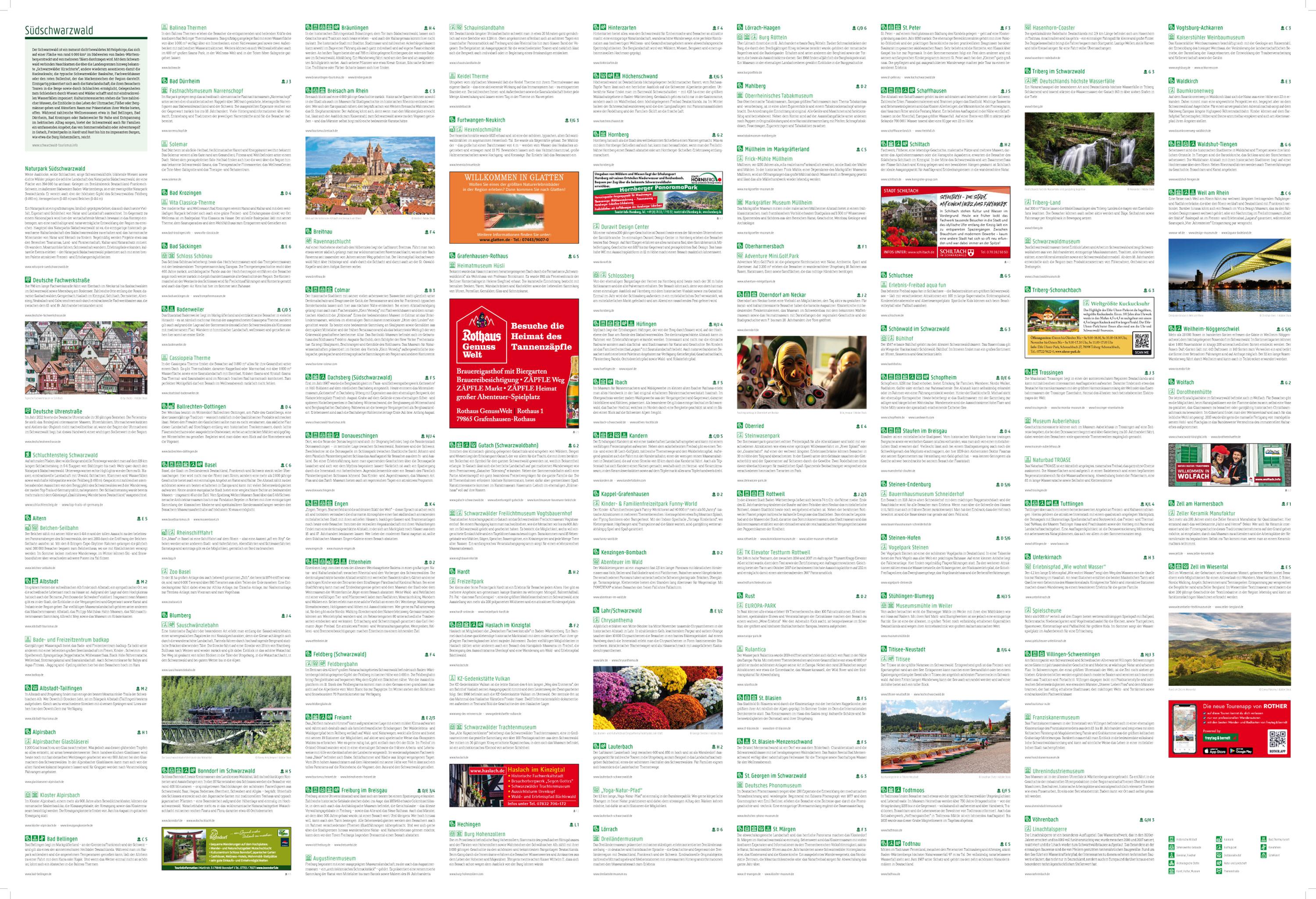 Beispielinhalt (Bild) Südlicher Schwarzwald, Erlebnisführer 1:170.000, freytag & berndt, EF 0405