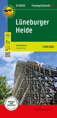 Vorderes Coverbild Lüneburger Heide, Freizeitkarte 1:190.000, freytag & berndt