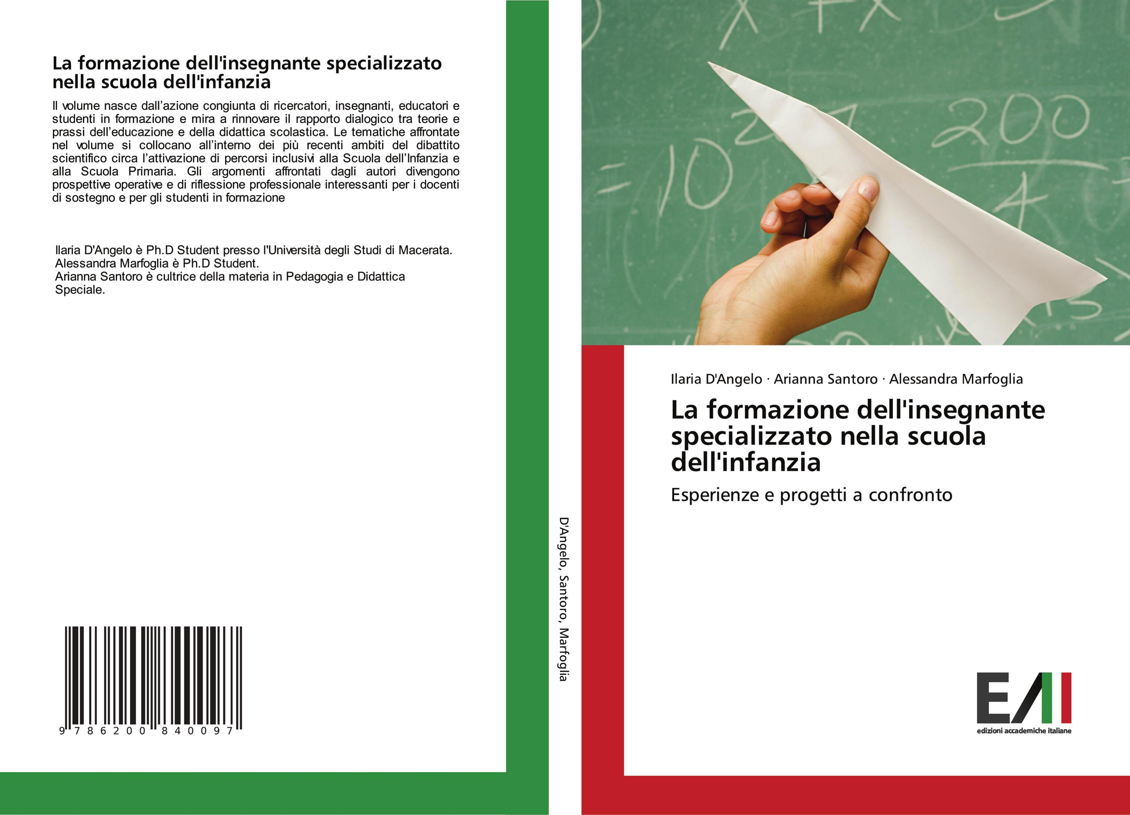 Vorderes Coverbild La formazione dell'insegnante specializzato nella scuola dell'infanzia