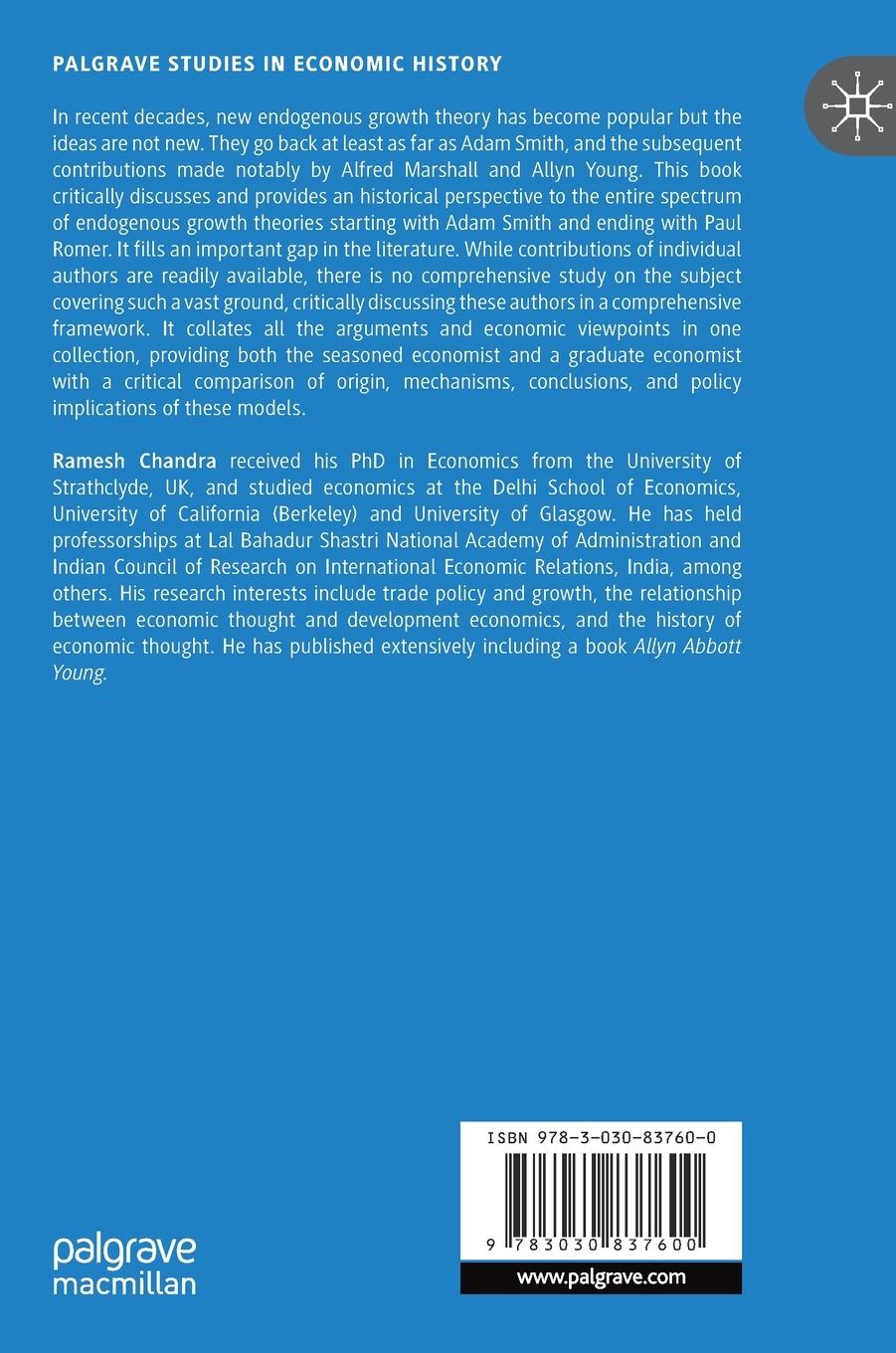 Rückseitencover Endogenous Growth in Historical Perspective