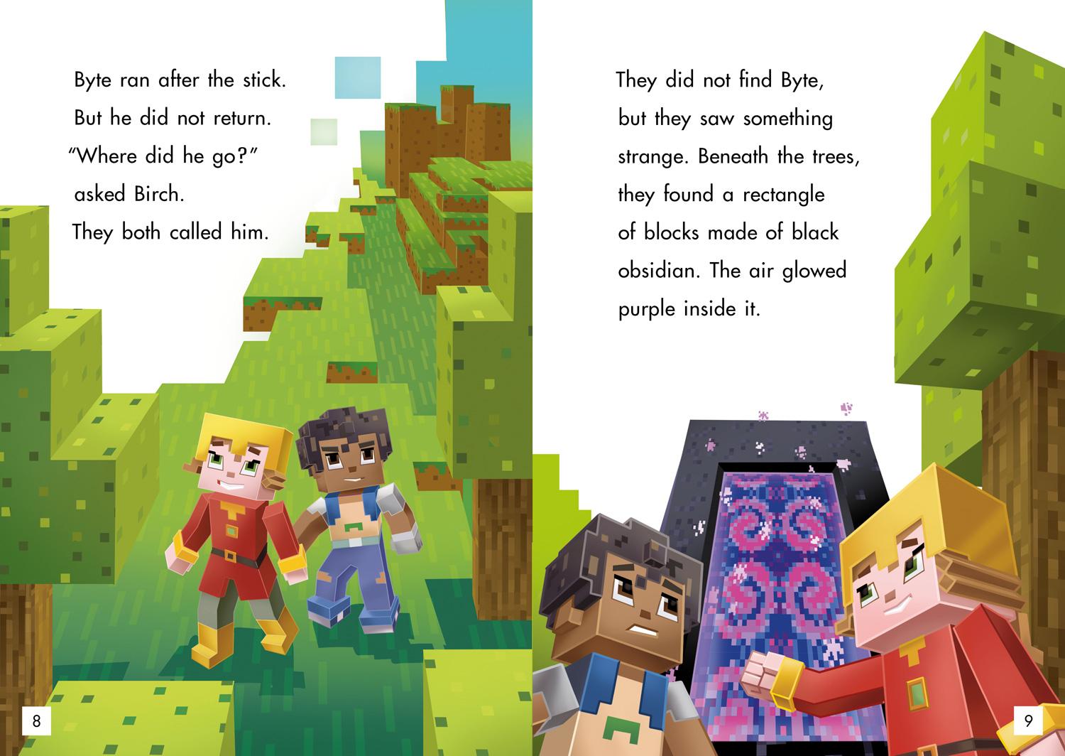 Beispielinhalt (Bild) Minecraft Young Readers: Escape from the Nether!