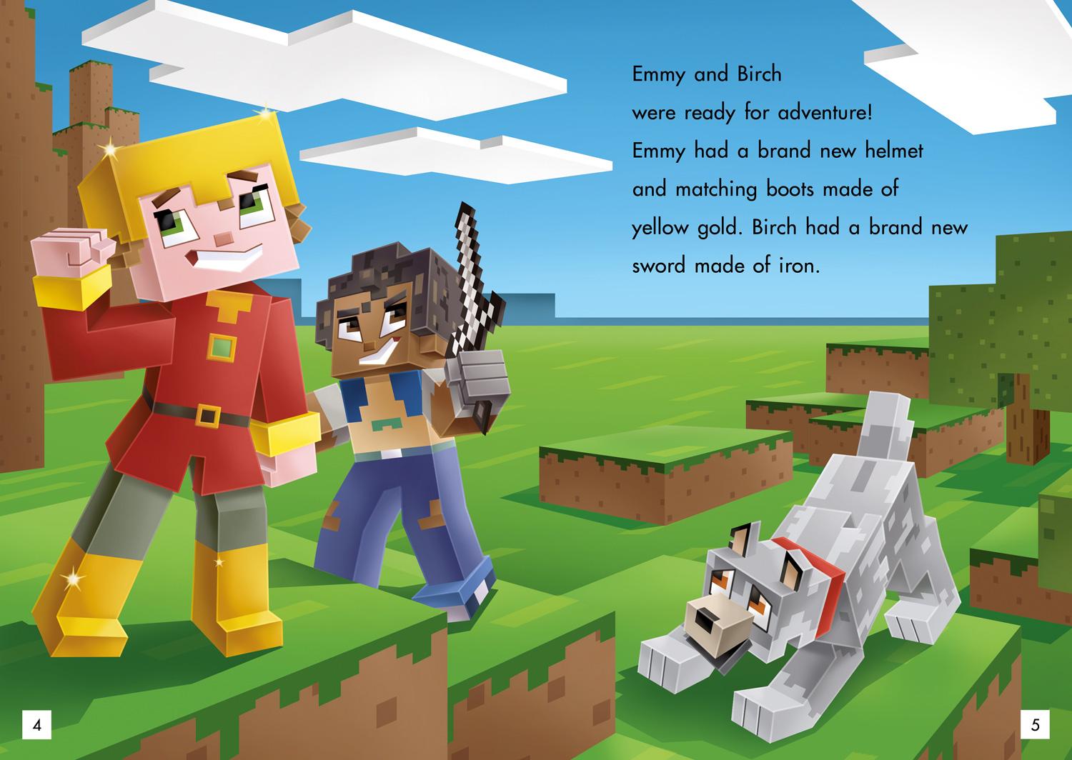 Beispielinhalt (Bild) Minecraft Young Readers: Escape from the Nether!