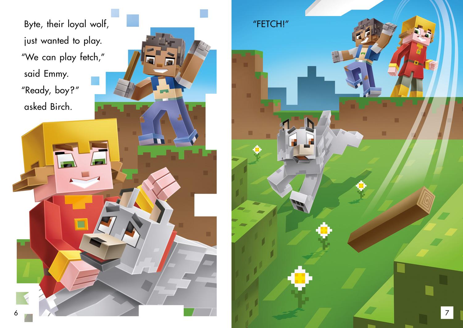 Beispielinhalt (Bild) Minecraft Young Readers: Escape from the Nether!