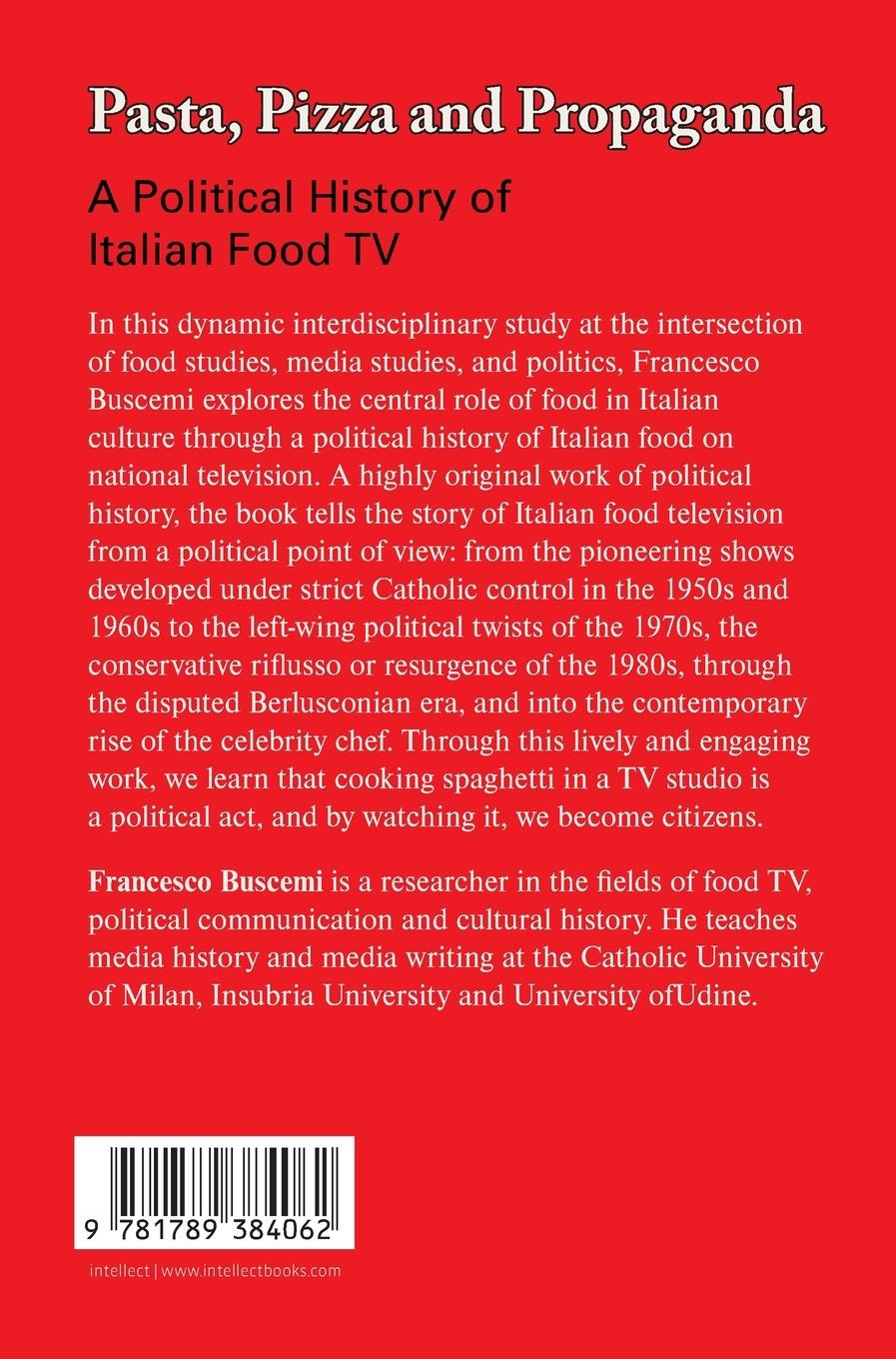 Rückseitencover Pasta, Pizza and Propaganda