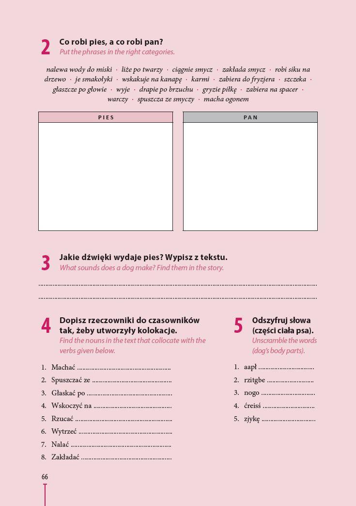 Beispielinhalt (Bild) Czytam po polsku. 12 opowiadan z cwiczeniami