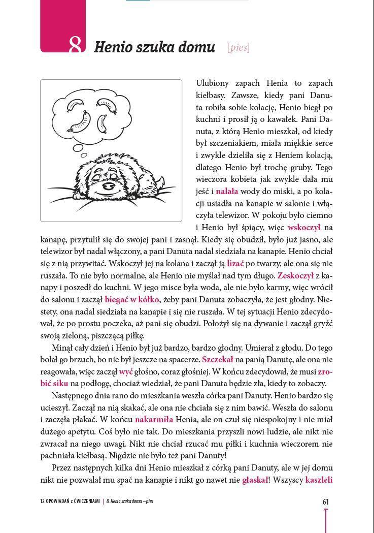 Beispielinhalt (Bild) Czytam po polsku. 12 opowiadan z cwiczeniami