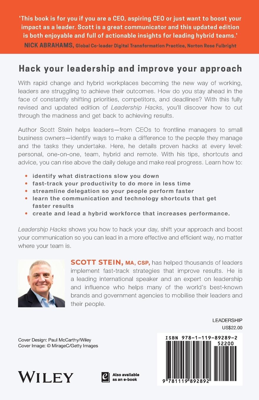 Rückseitencover Leadership Hacks