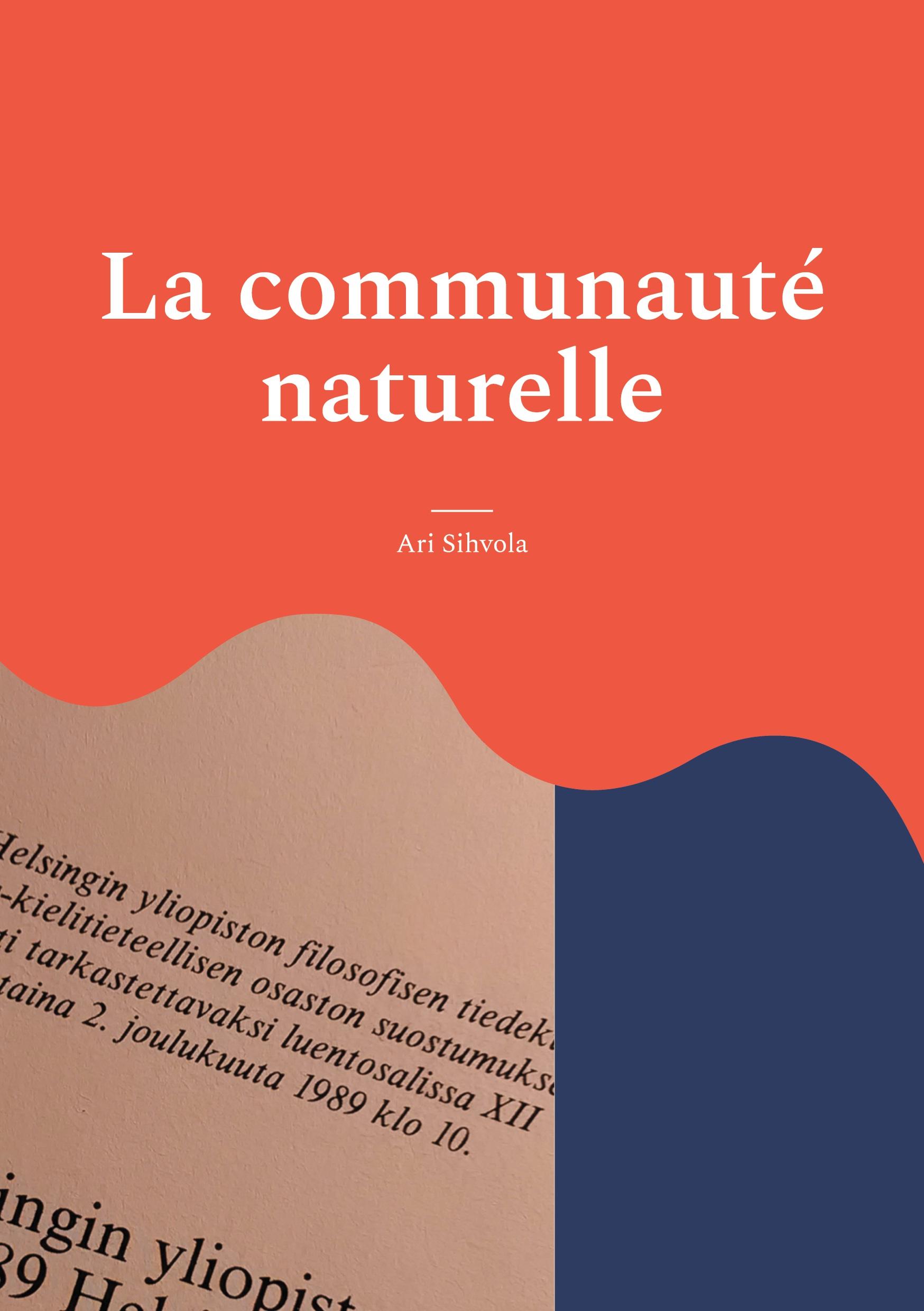 Vorderes Coverbild La communauté naturelle