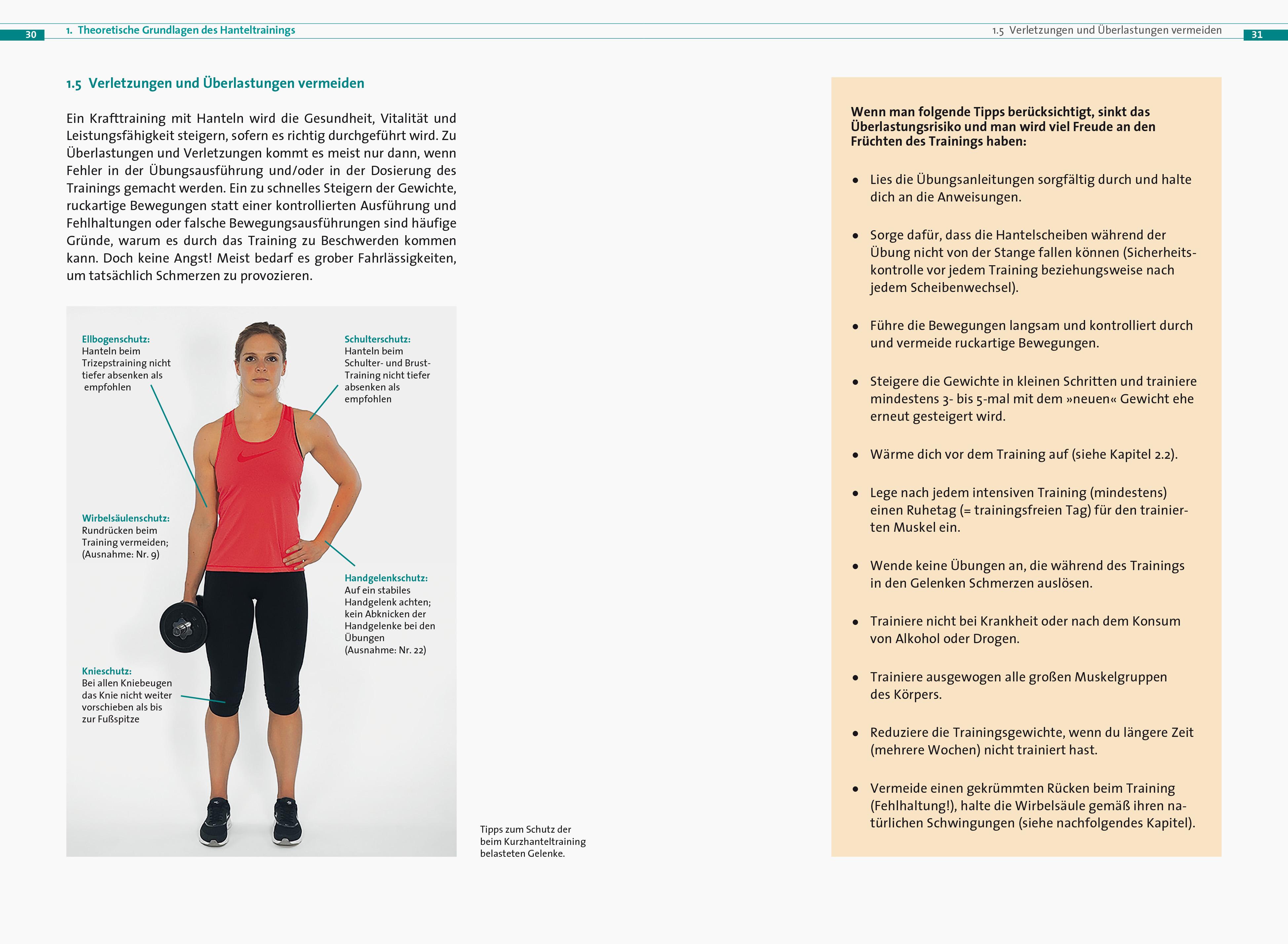 Beispielinhalt (Bild) Kurzhantel-Training