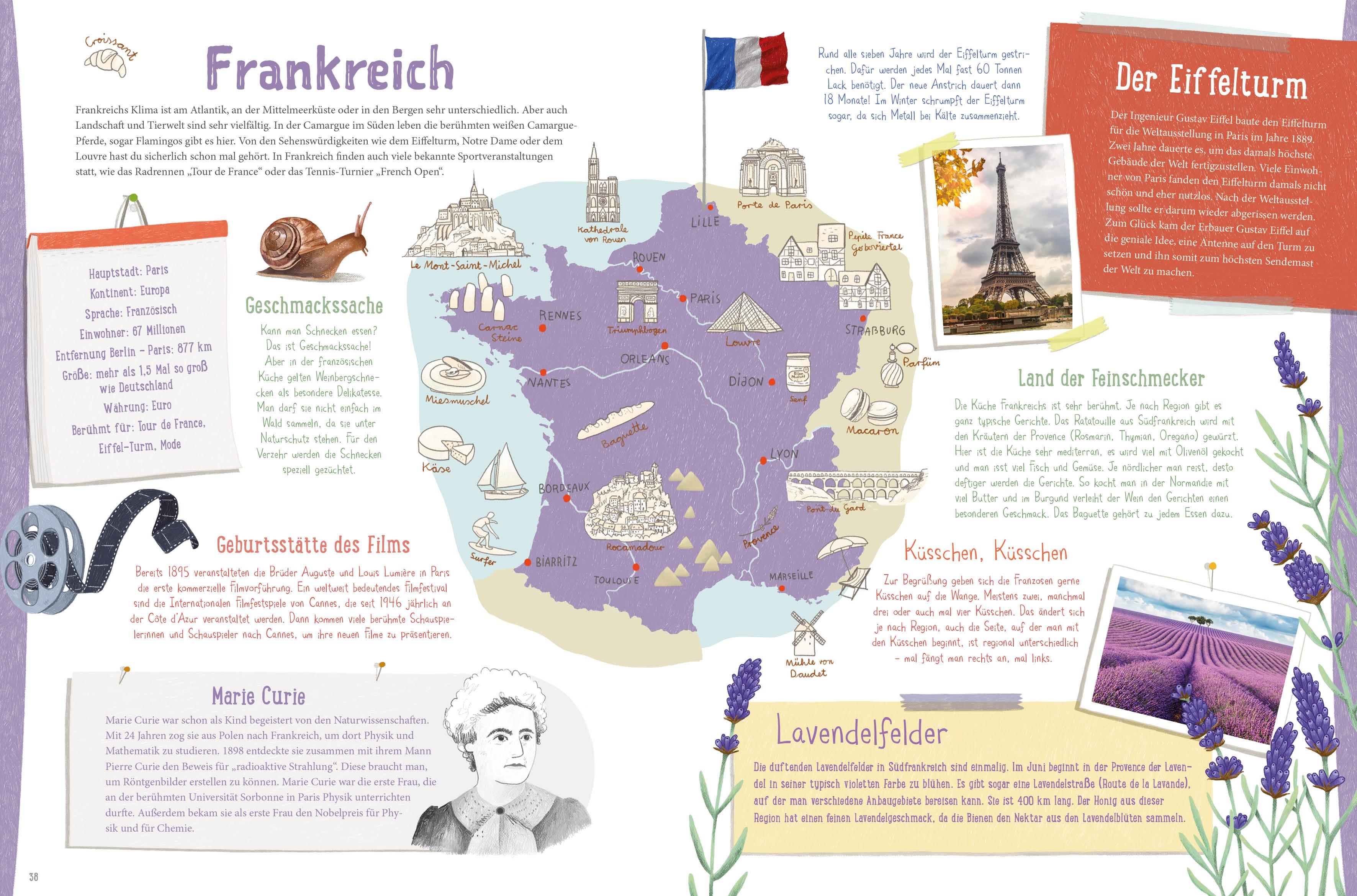 Beispielinhalt (Bild) Die Welt schmecken und entdecken - eine kulinarische Weltreise für Kinder von 6 - 11 Jahren