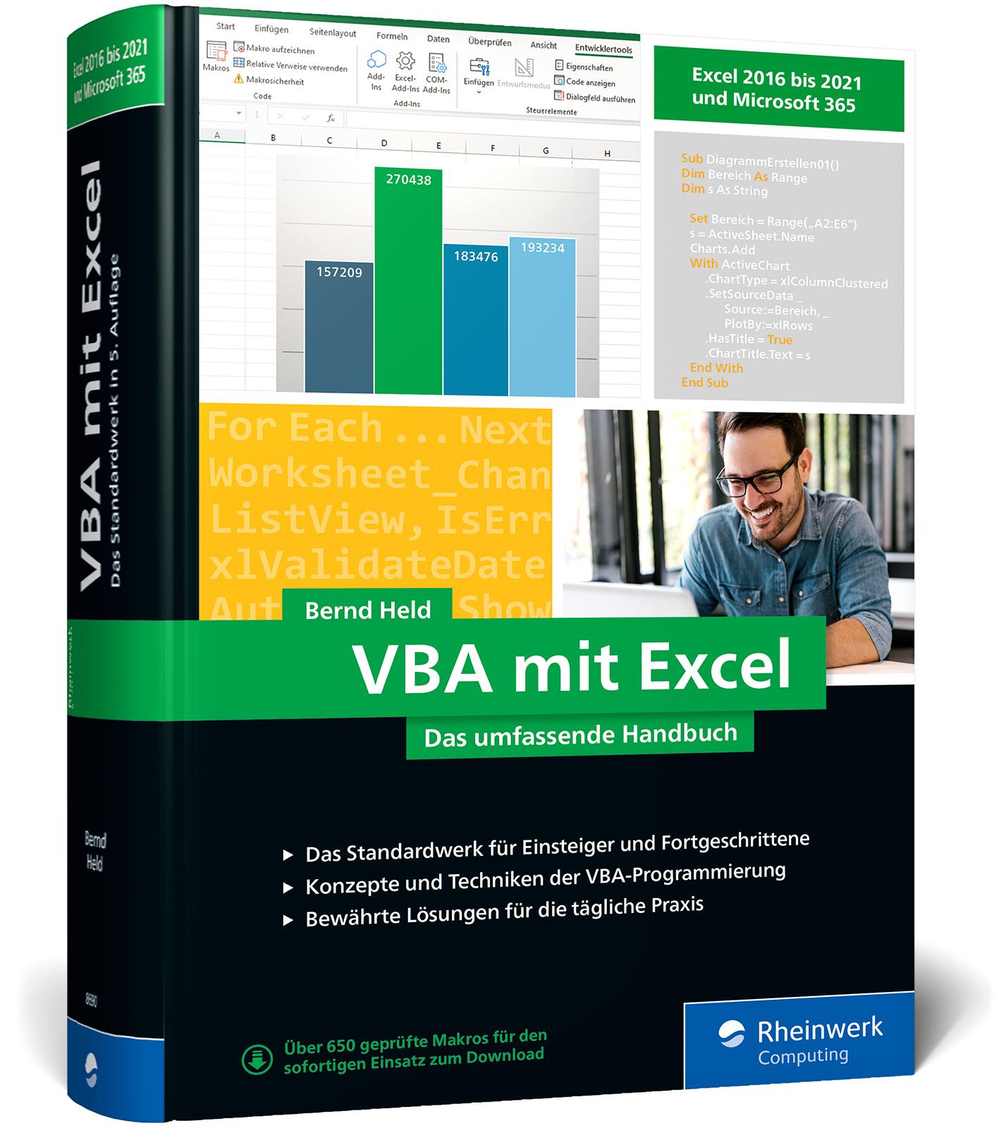 Vorderes Coverbild VBA mit Excel