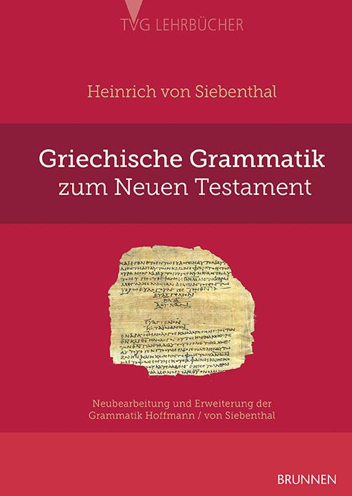 Vorderes Coverbild Griechische Grammatik zum Neuen Testament