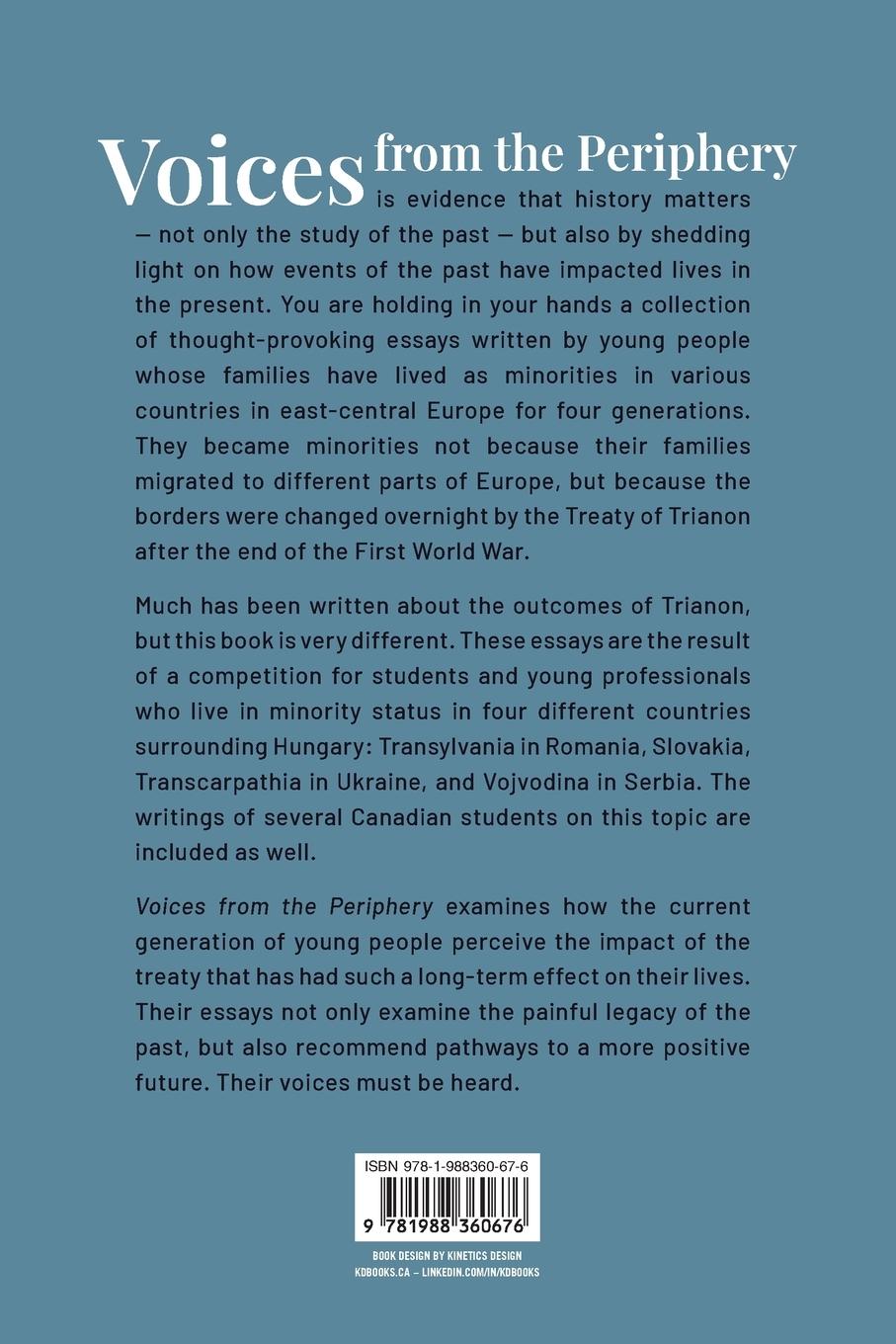 Rückseitencover Fresh Voices from the Periphery