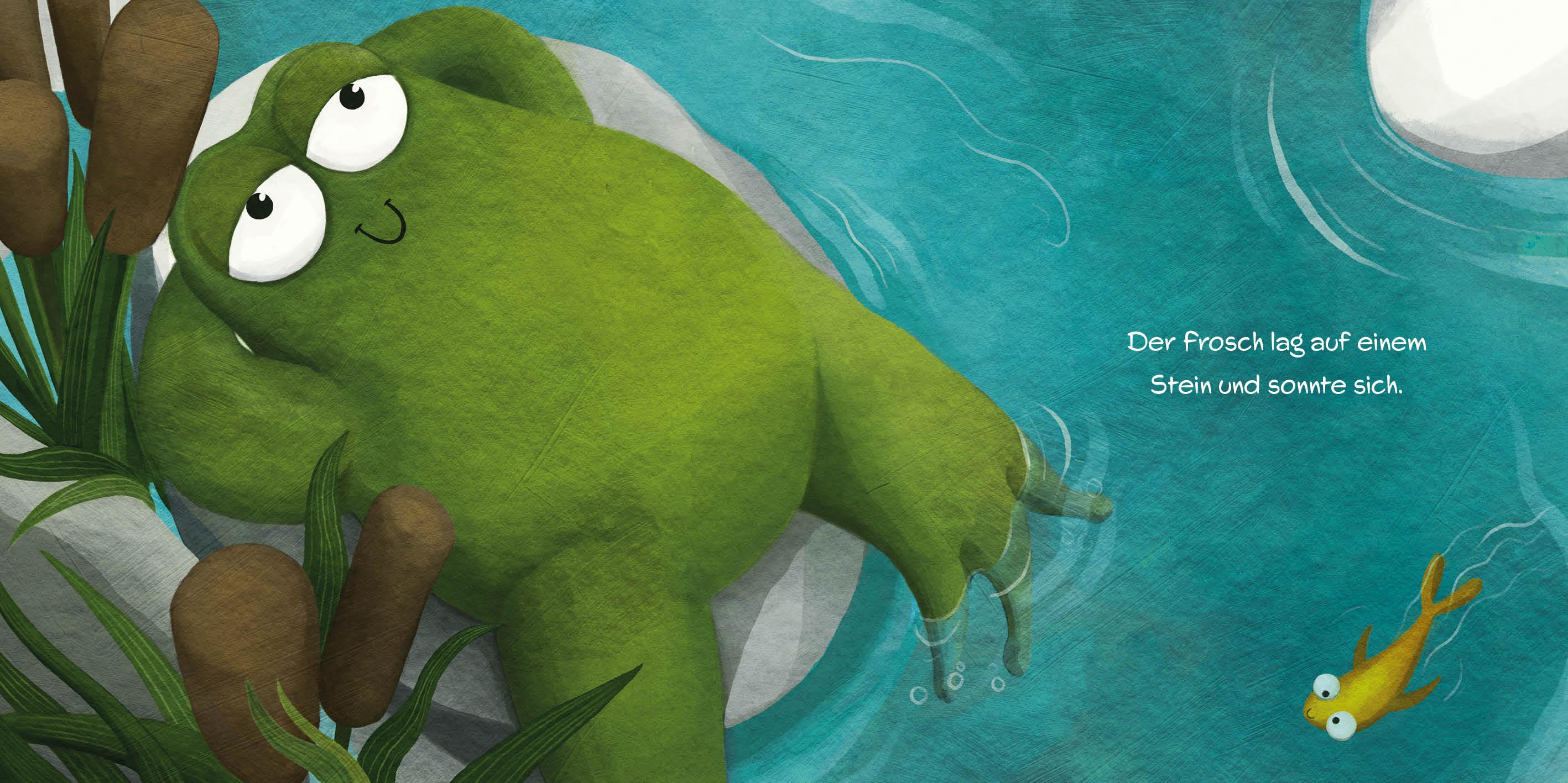 Beispielinhalt (Bild) Die Ameise und der Frosch