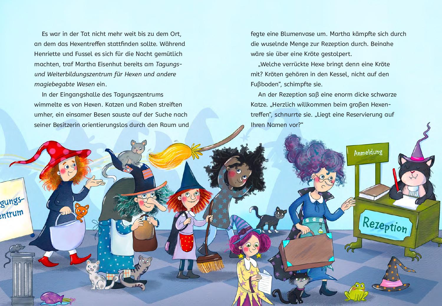 Beispielinhalt (Bild) Henriette Huckepack - Gut geschraubt ist besser als schief gehext