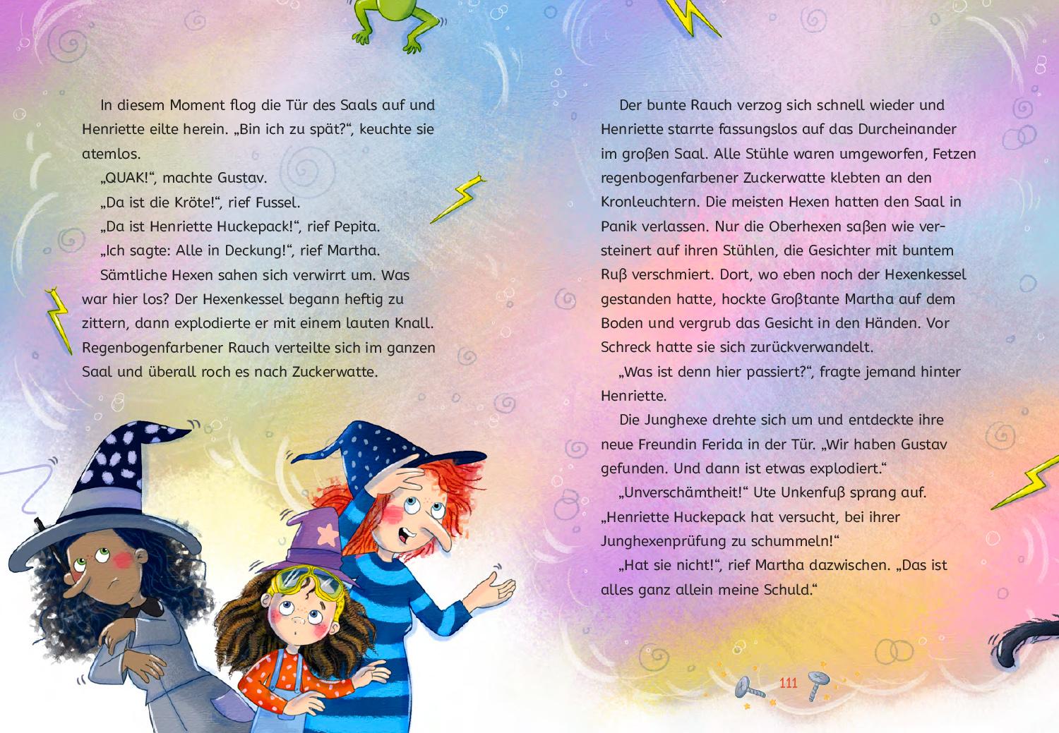 Beispielinhalt (Bild) Henriette Huckepack - Gut geschraubt ist besser als schief gehext