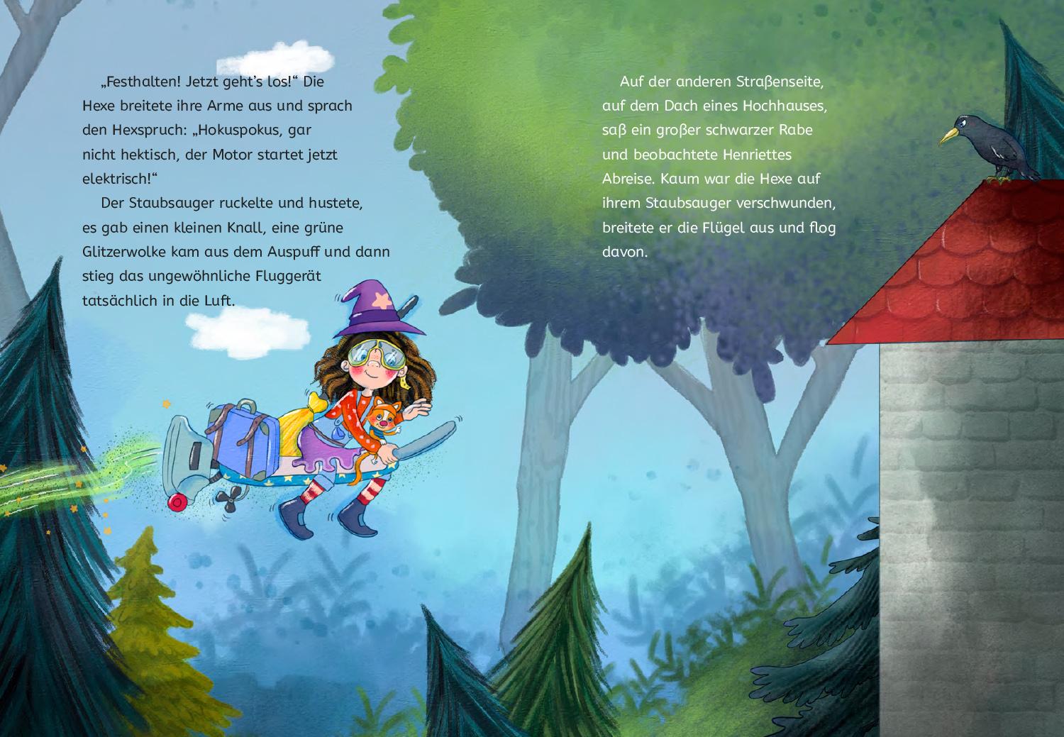 Beispielinhalt (Bild) Henriette Huckepack - Gut geschraubt ist besser als schief gehext